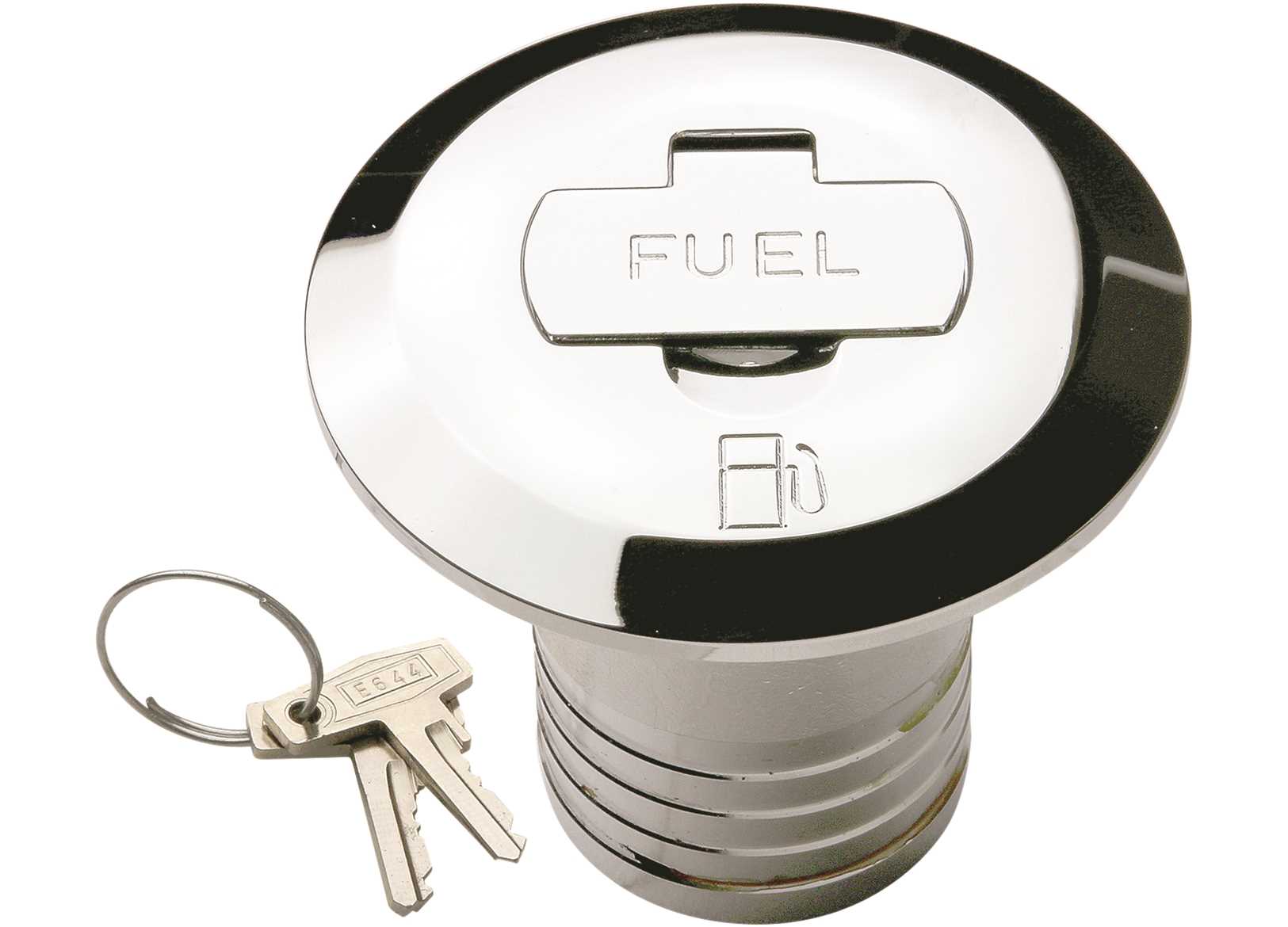 Image Tappo Coperta Fuel Key-lock &Oslash;50mm in Ottone Cromato