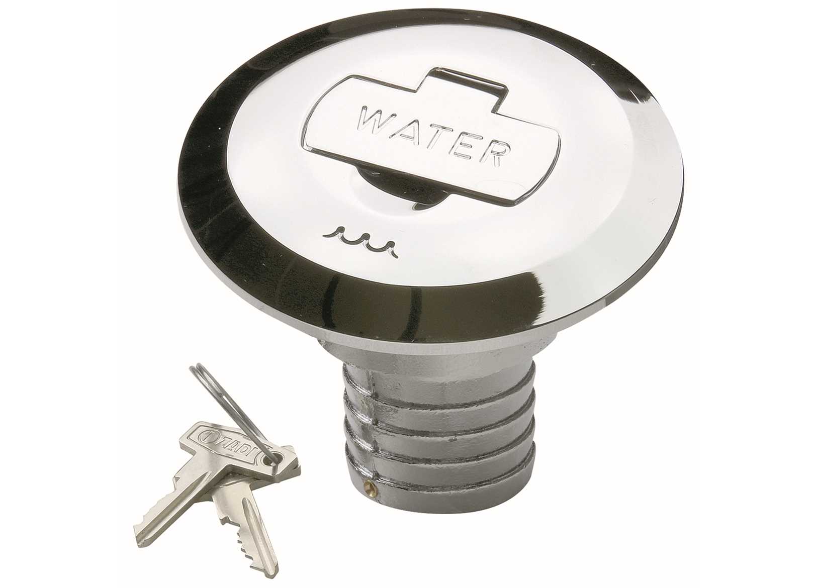 Image Tappo Coperta Water Key-lock &Oslash;38mm in Ottone Cromato