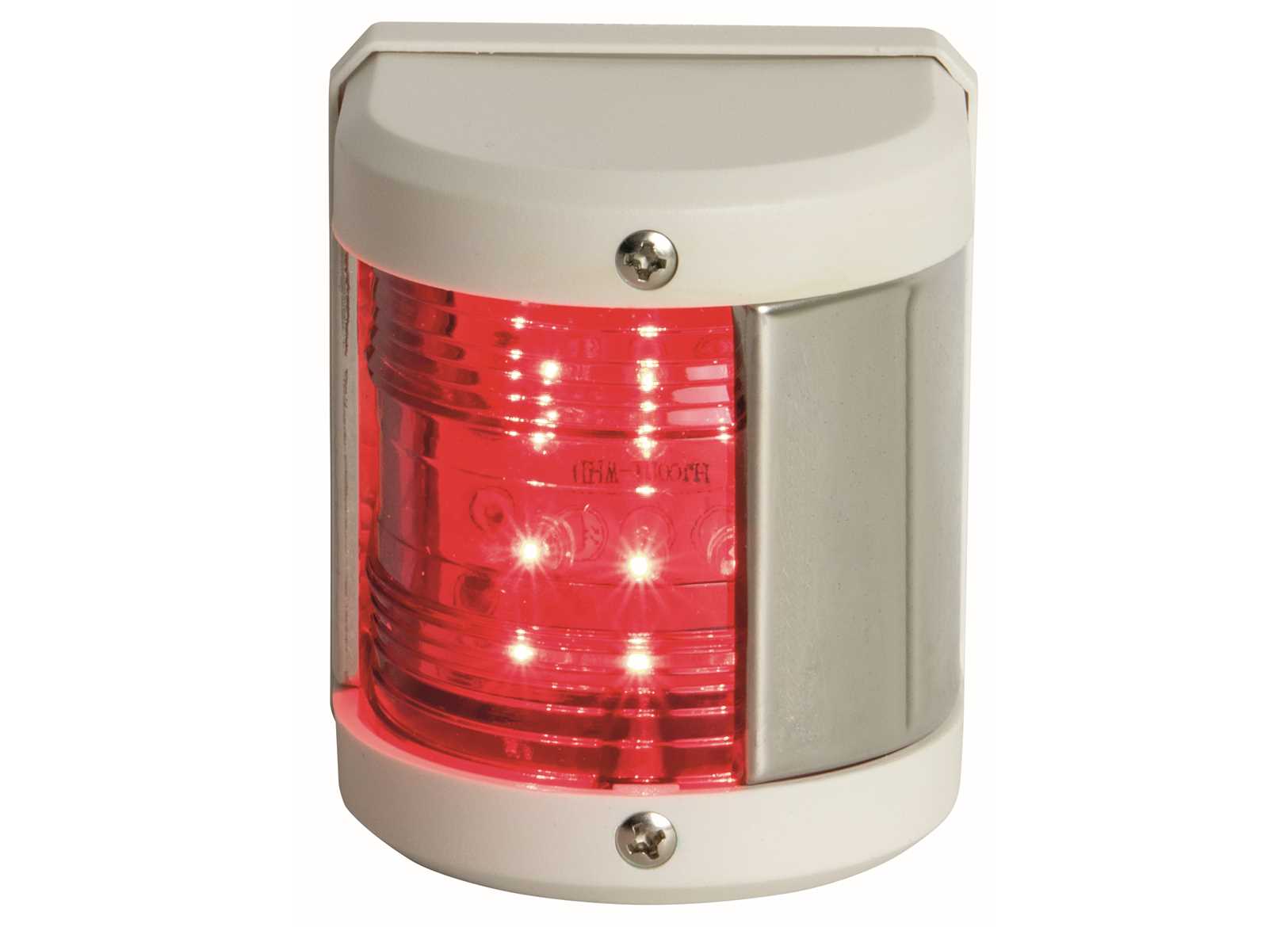 Image Fanale di Via Led Laterale Rosso Midi Bianco 65x75mm