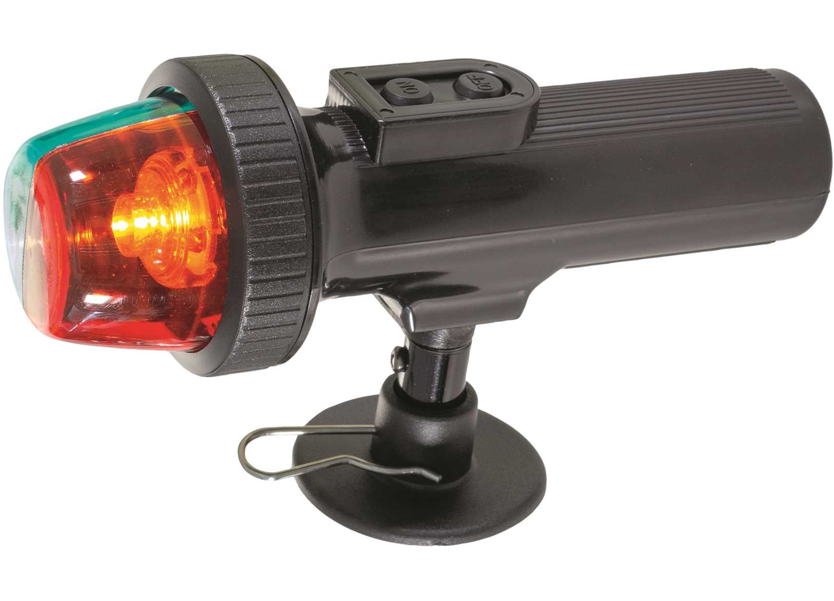 Image Battery-powered Combined Red/green Led Navigation Light with Base