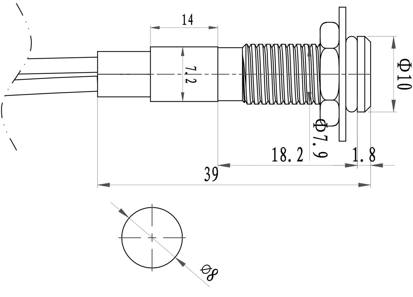 Spia Led Gialla 12V Ø8mm-img2105005_2.jpg