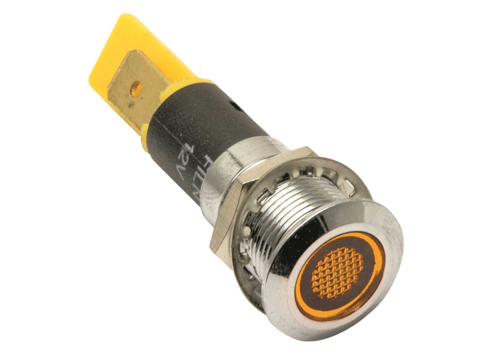 Image Spia Led Gialla 12V &Oslash;12mm