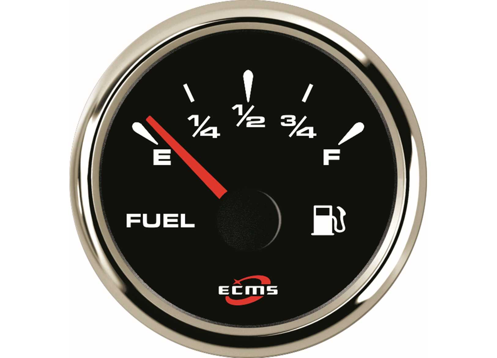 Image Fuel Level Gauge Black/chrome