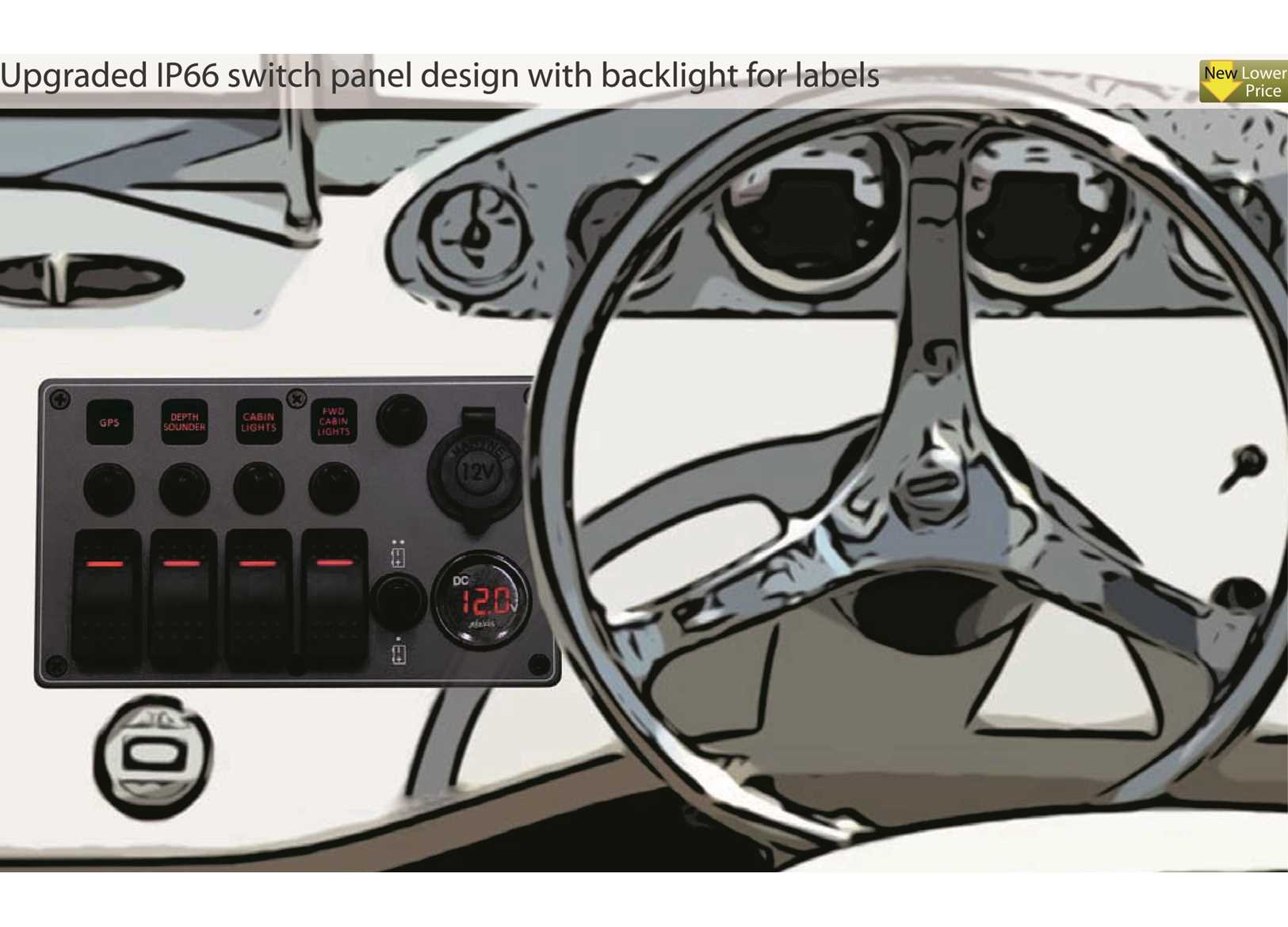 Pannello in Alluminio Nero Con Interruttori Basculanti 4+2 Posizioni-img2102751_2.jpg