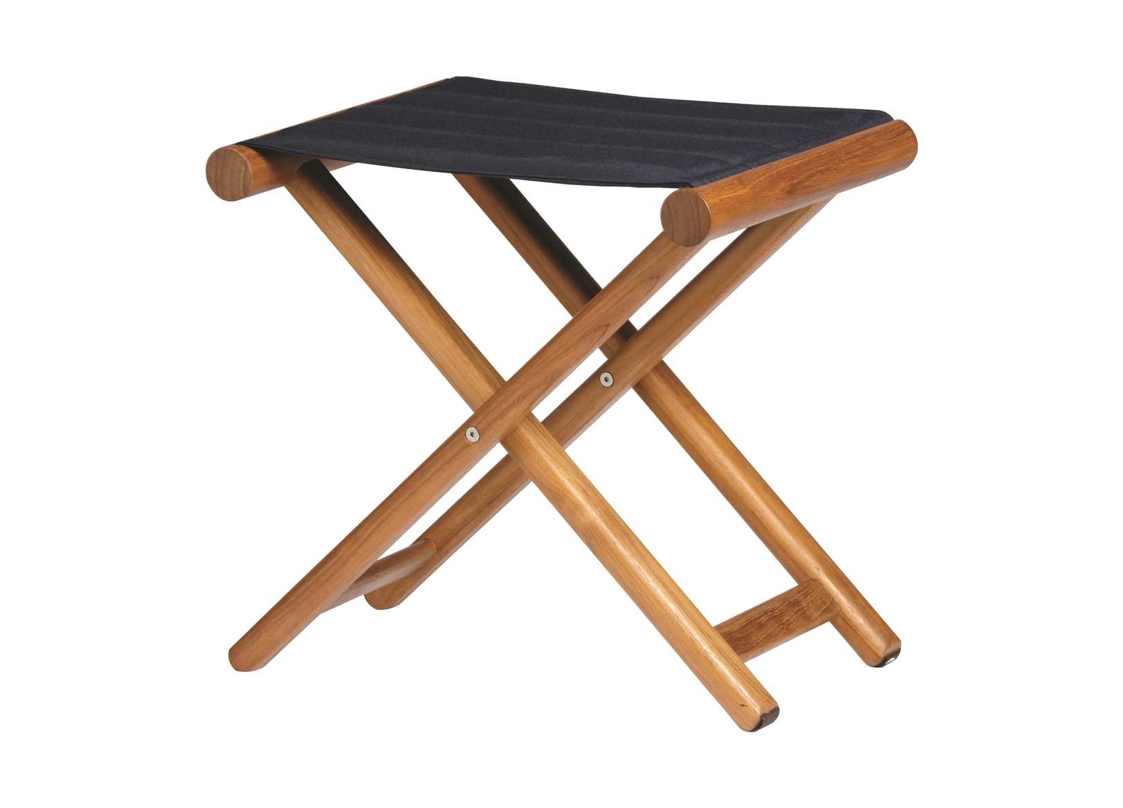 Image Sgabello Marine B. Blu Navy in Teak