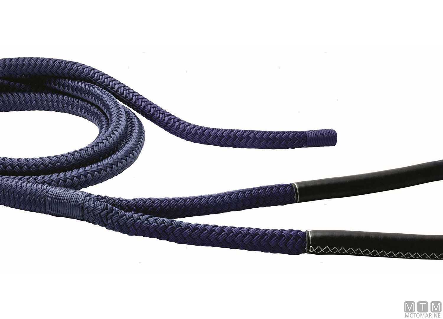 Treccia Ormeggio Blu con Gassa Cuoio Nero 100cm Ø32mm 20m-img3101856_3.jpg