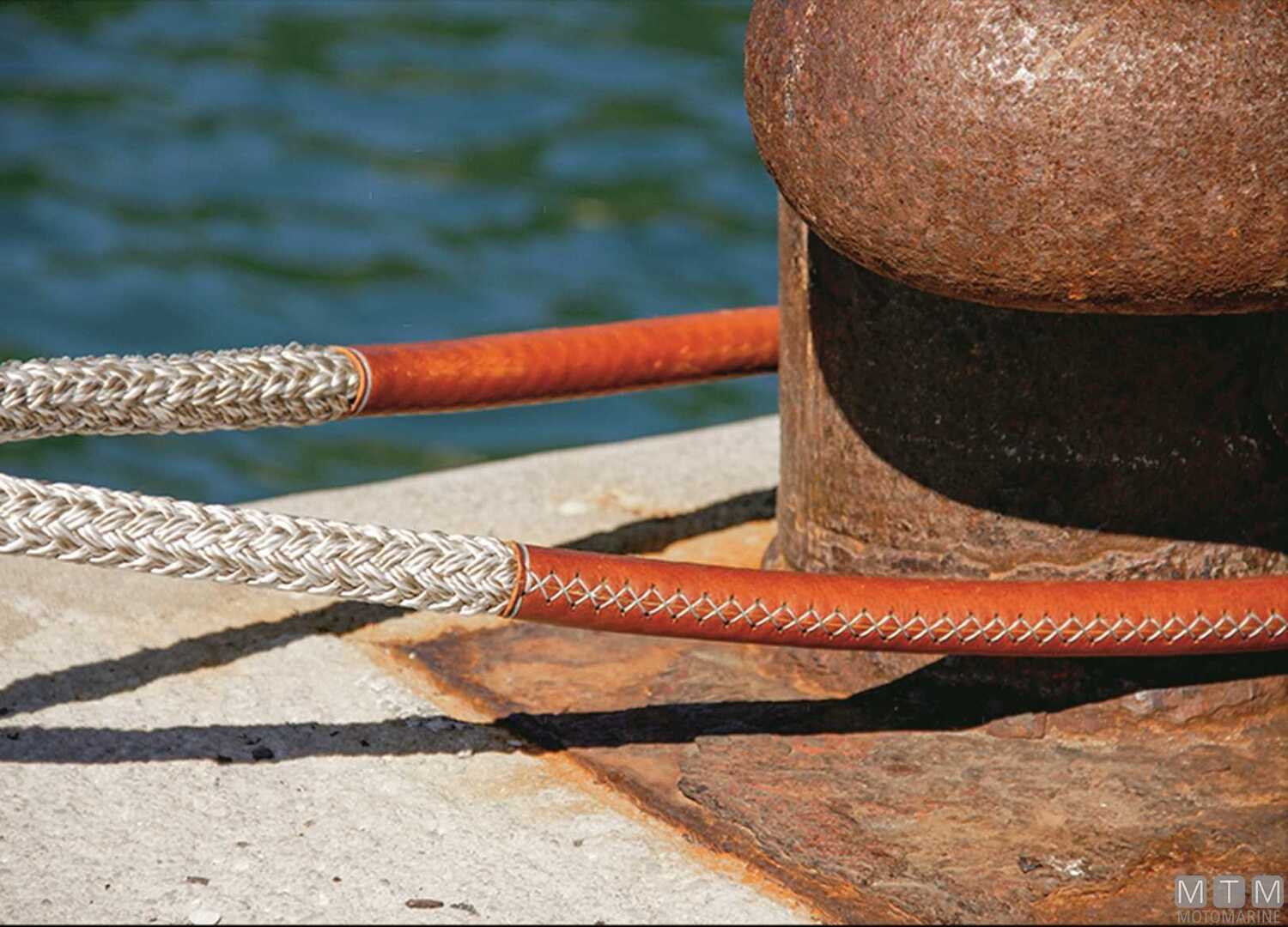 Treccia Ormeggio Beige con Gassa Cuoio Marrone 75cm Ø28mm 16m-img3101668_5.jpg