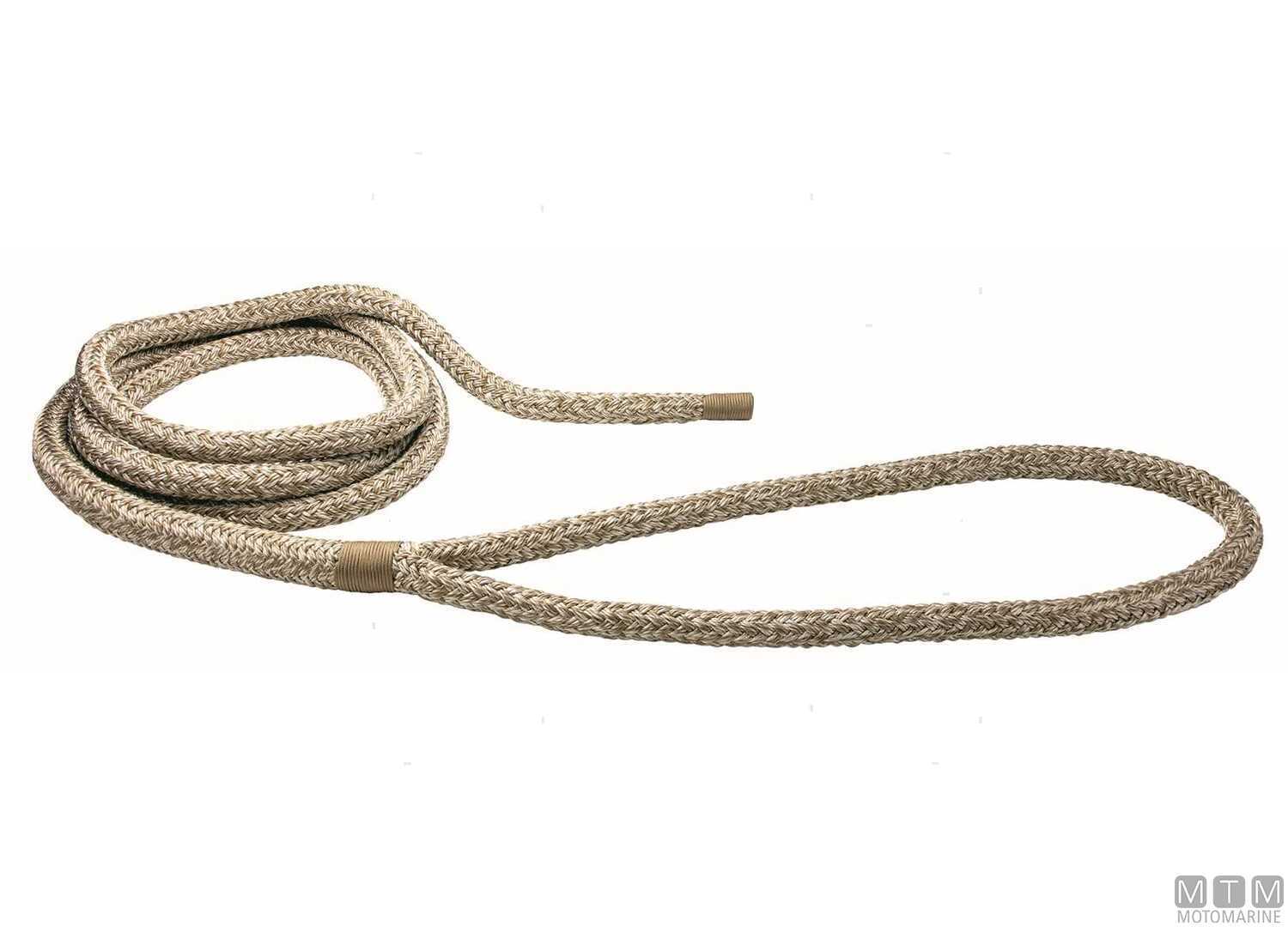 Image Treccia Ormeggio Beige con Gassa 100cm &Oslash;36mm 16m