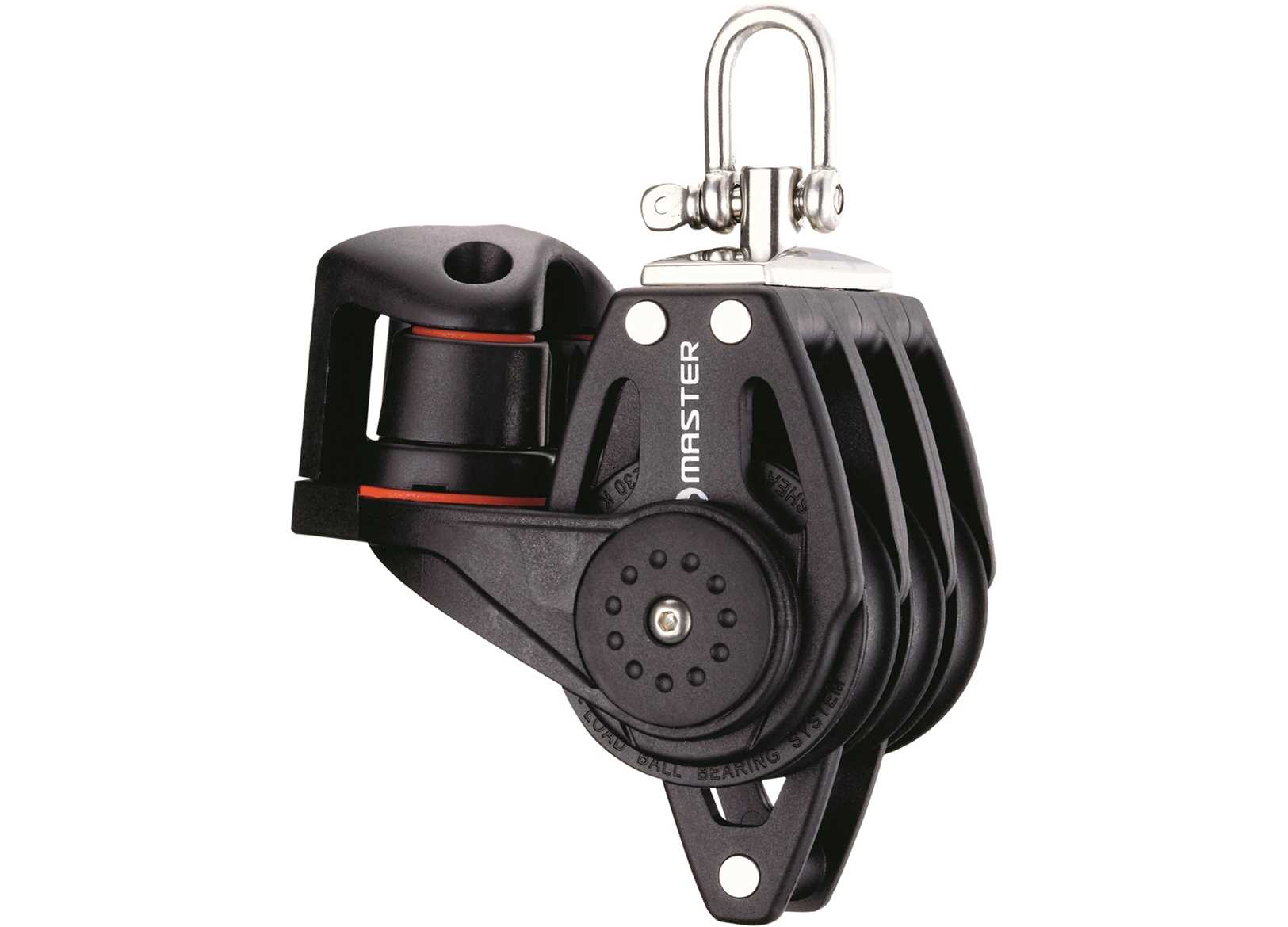 Image Bozzello Triplo Strozzascotte+arricavo Master Puleggia su Sfere &Oslash;75mm