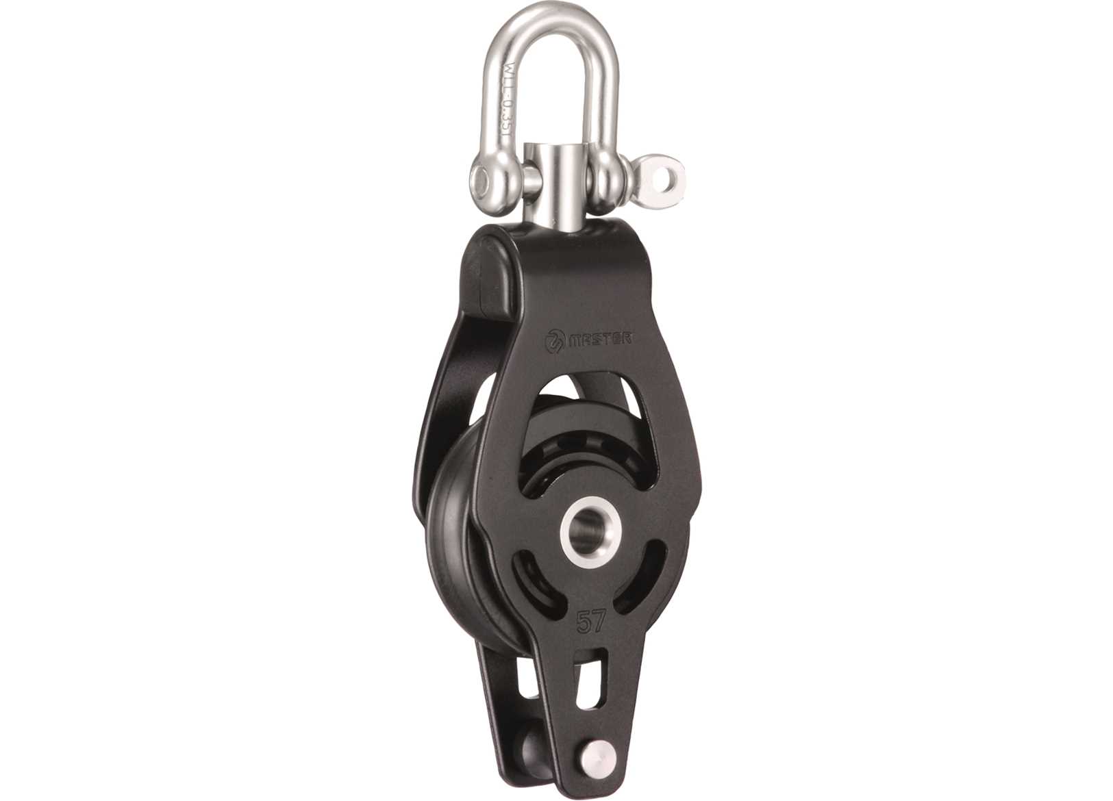 Image Bozzello Singolo Master Hercules Puleggia su Sfere &Oslash;75mm