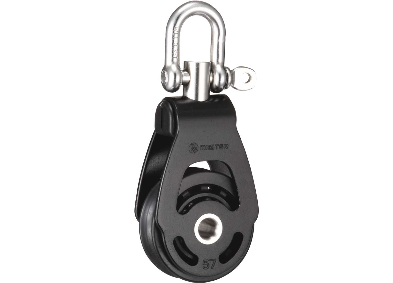 Image Bozzello Singolo Master Hercules Puleggia su Sfere &Oslash;57mm