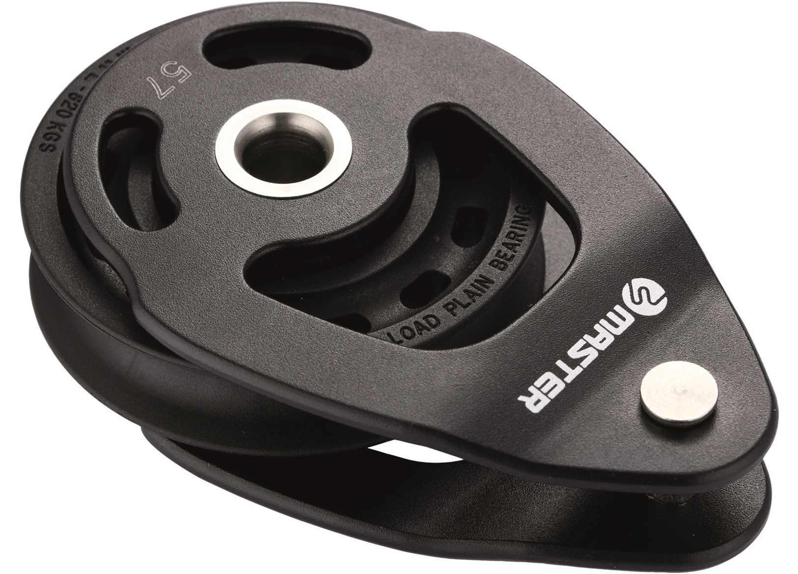 Image Bozzello Singolo Piede Albero Master Hercules Puleggia su Sfere &Oslash;57mm