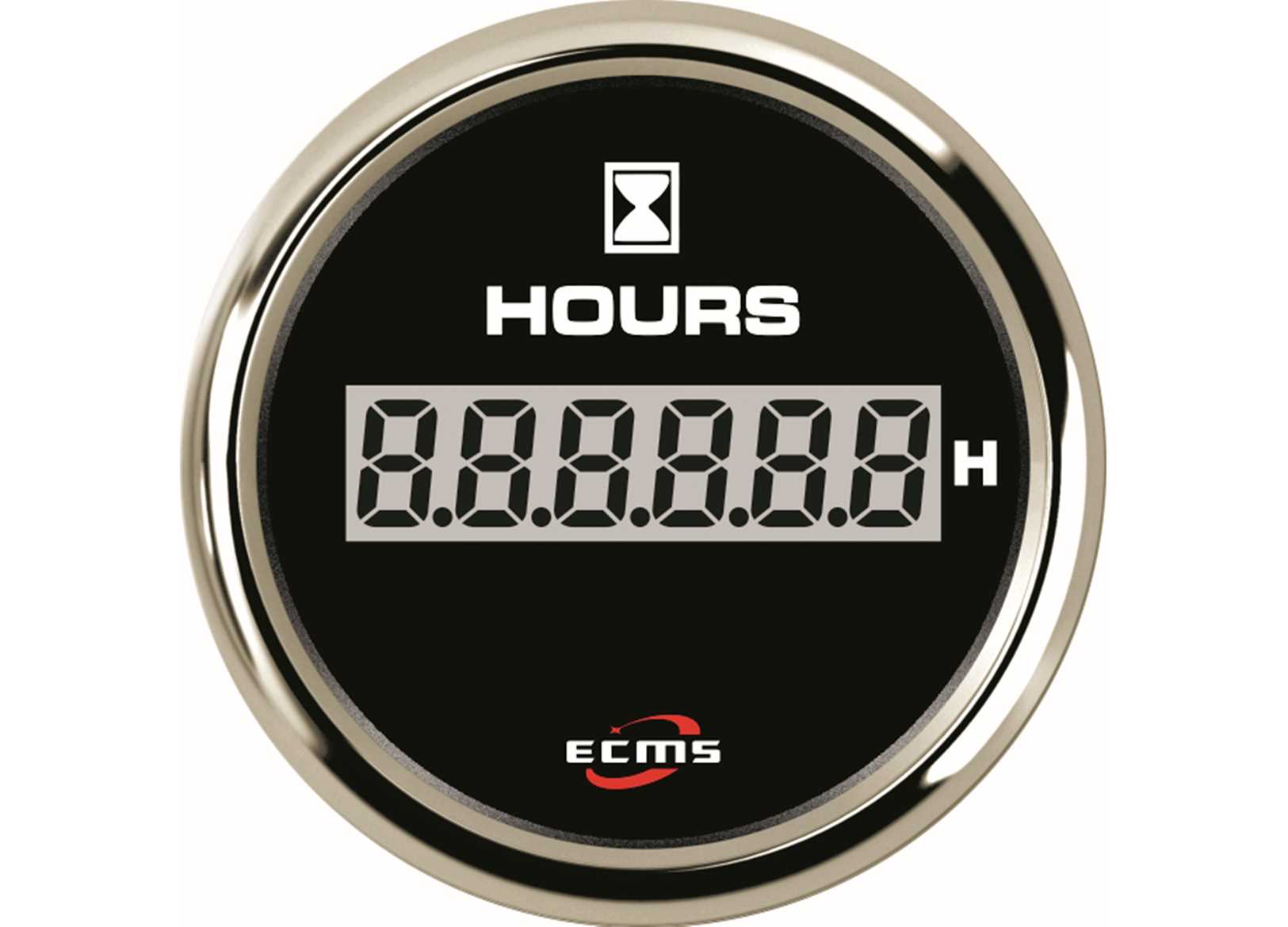 Image Hourmeter Black Chrome
