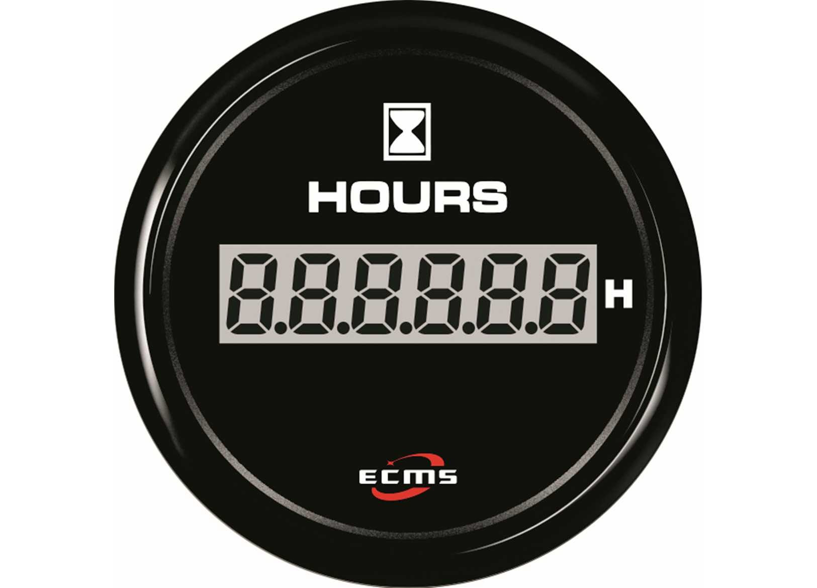 Image Hourmeter All Black