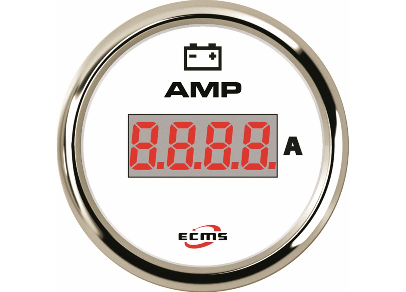 Image Amperometro Digital White/chrome