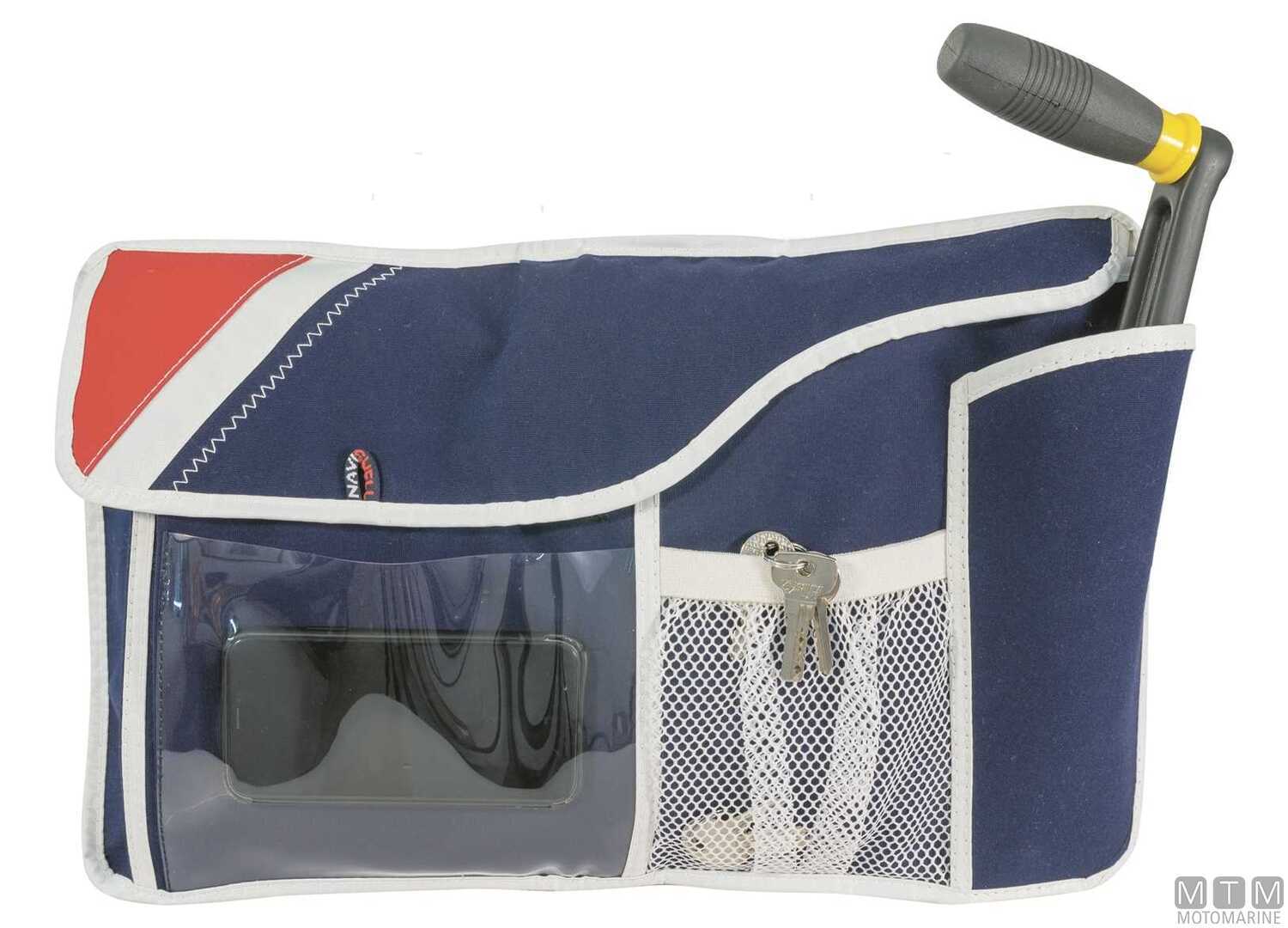 Image Sacca Portaoggetti Combinata Navishell Blu