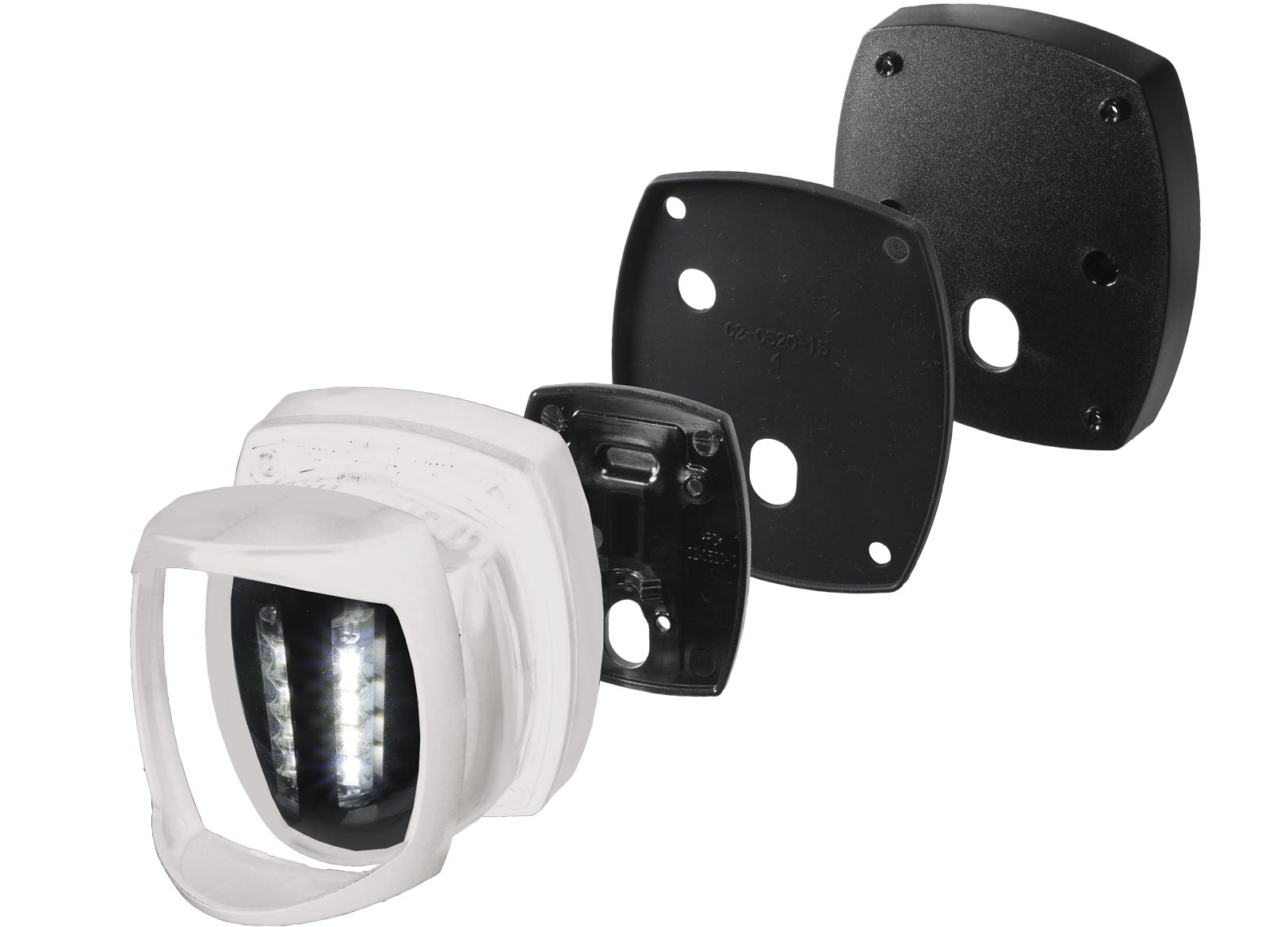 Fanale di Via Led Laterale Rosso Sirius Bianco-img2112100_2.jpg