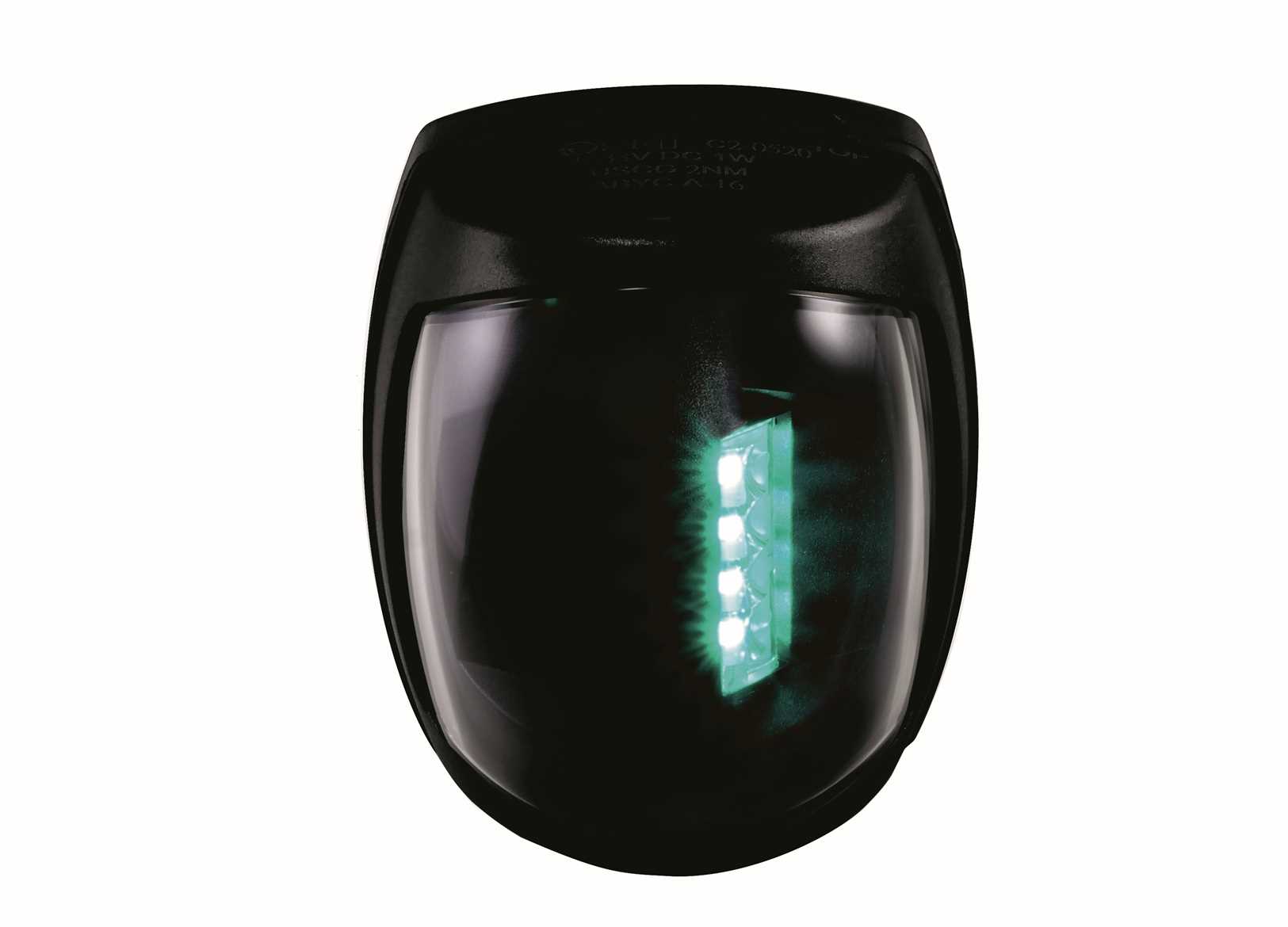 Image Fanale di Via Led Laterale Verde Sirius Nero