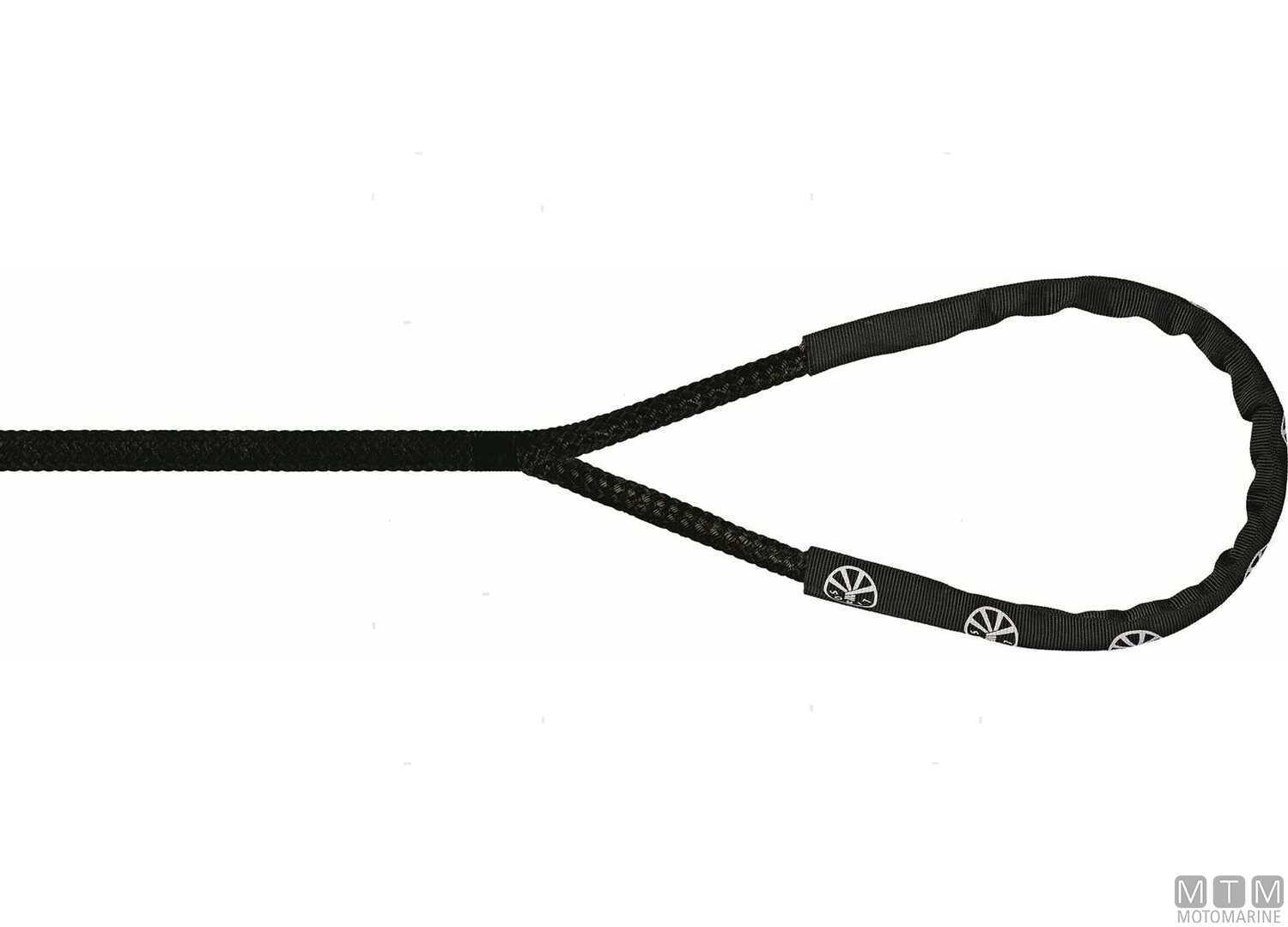 Image Treccia Ormeggio Liros Handy-elastic Nera con Gassa 40cm &Oslash;18mm 10m