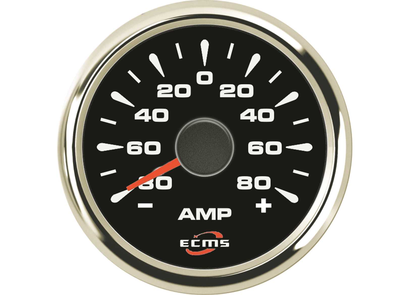Image Ammeter 80A Black/chrome
