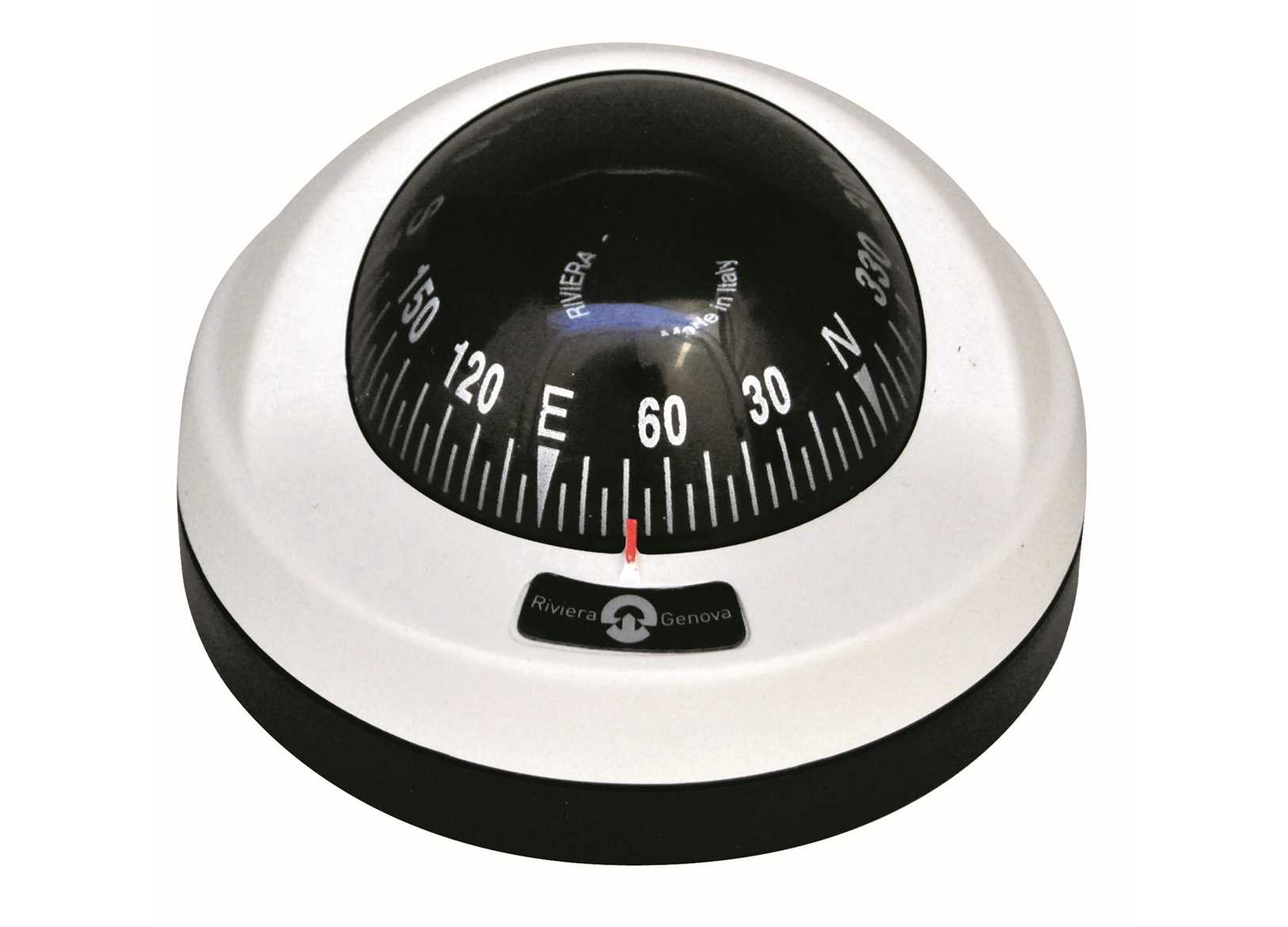 Image Bussola Riviera Aries Light 2"1/2 Bianca/nera