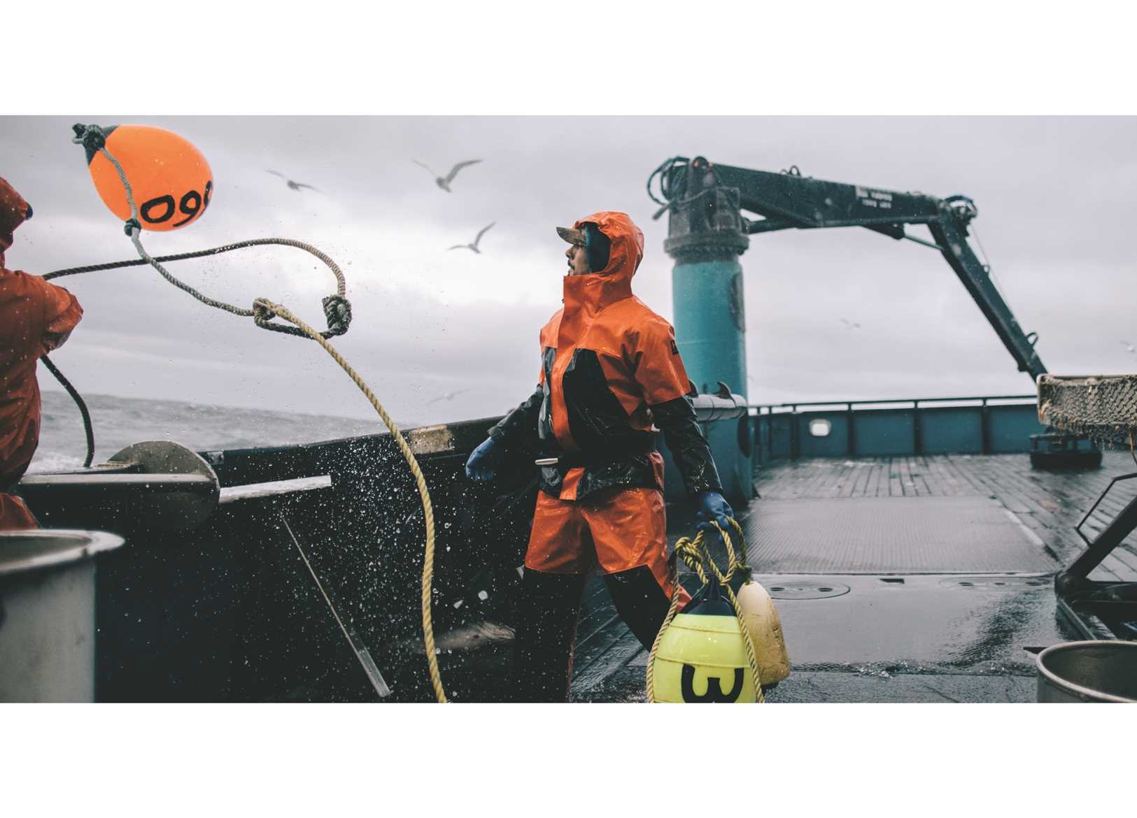 Giacca Cerata H/h Storm Rain 299 Arancio M-img3040622_2.jpg