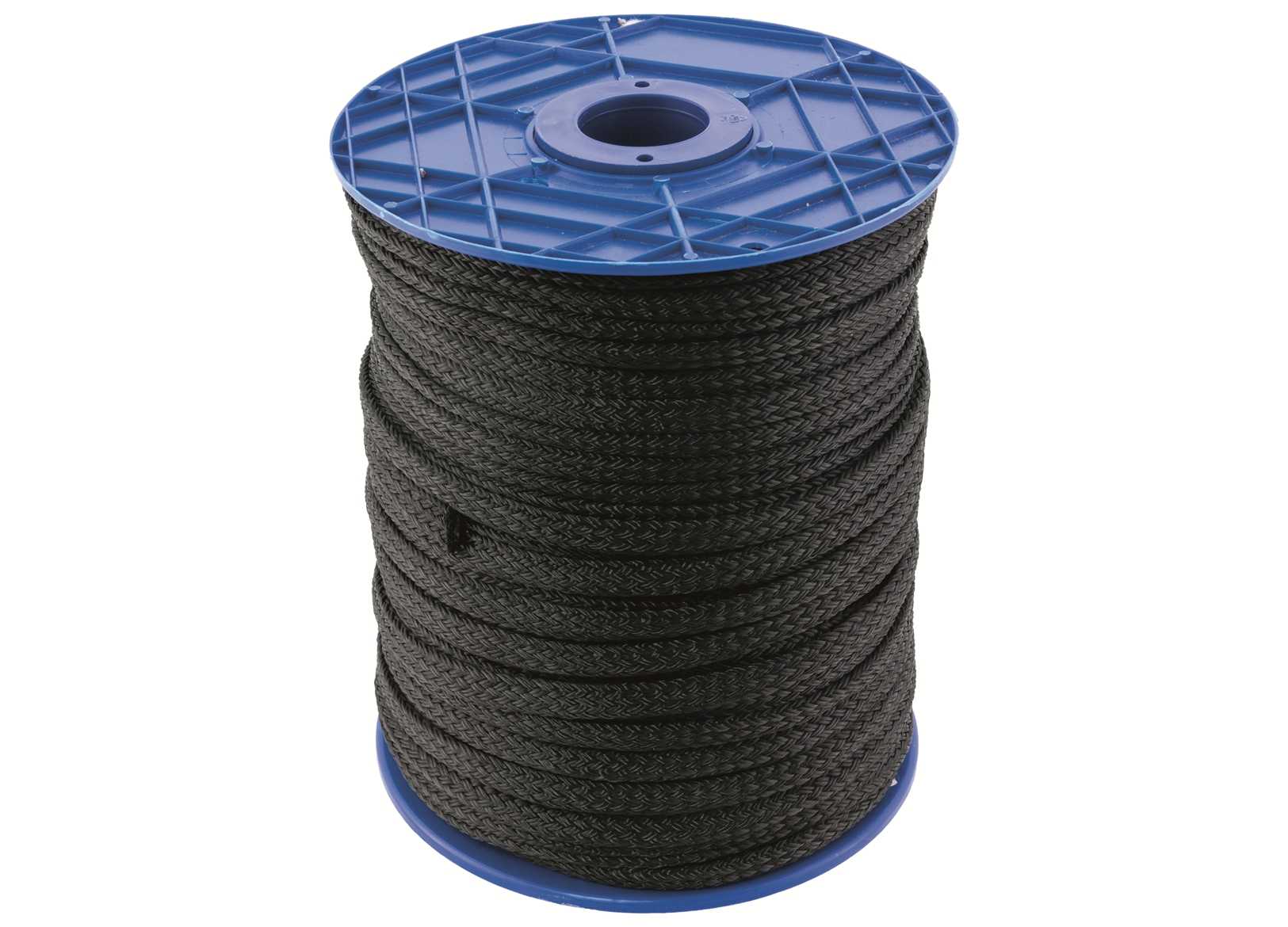 Image Black Polyester Flat Fender Line &Oslash;10mm 100m