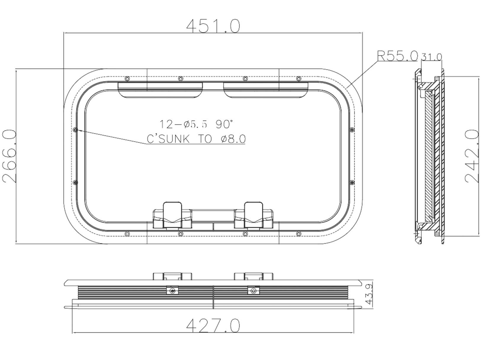 Oblo' Quadro MTM G-type 429x244mm in Alluminio-img1620006_.jpg