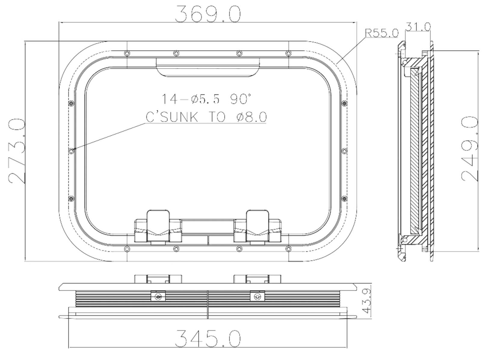 Oblo' Quadro MTM G-type 369x273mm in Alluminio-img1620007_.jpg