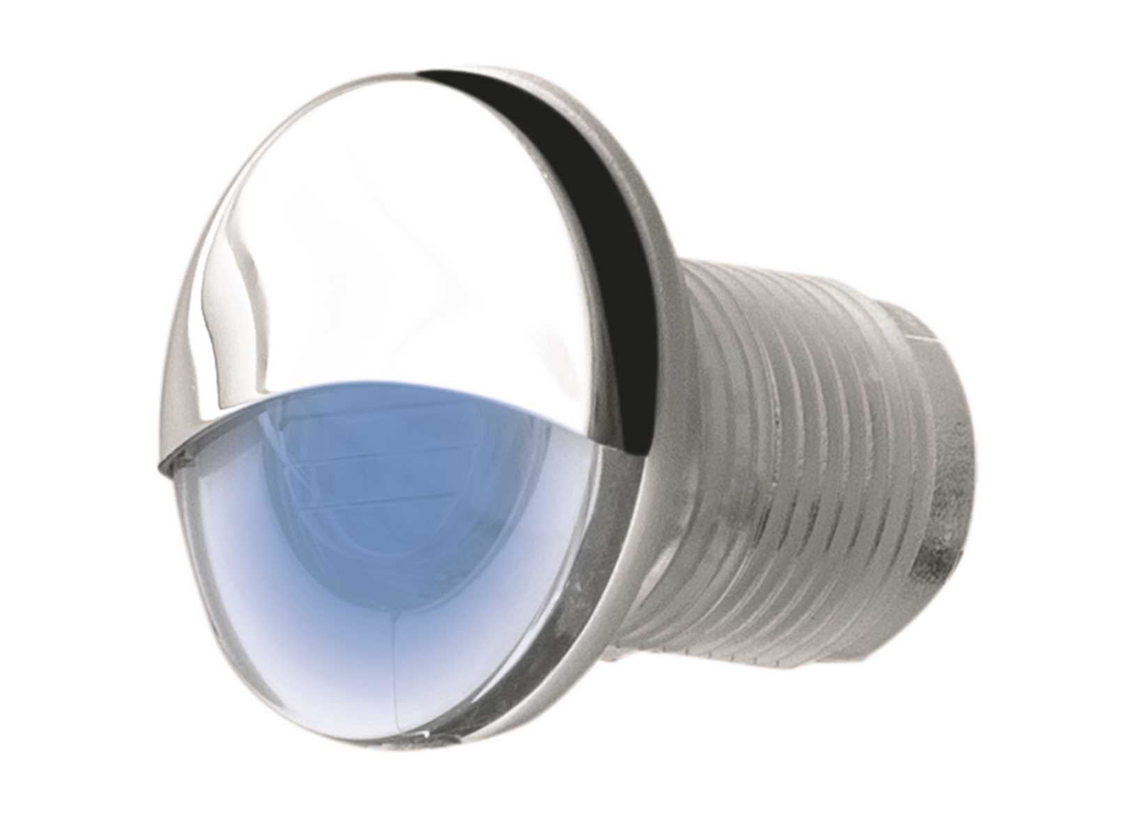 Image Round Blue Led Courtesy Light Stainless Steel &Oslash;33mm