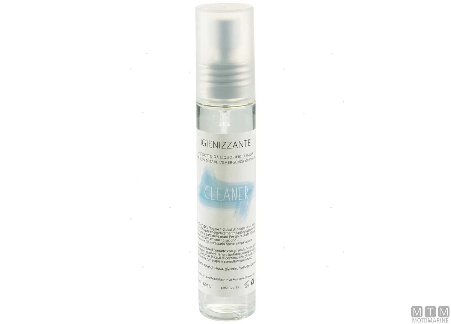 Image Spray Igienizzante Mani MTM 50ML
