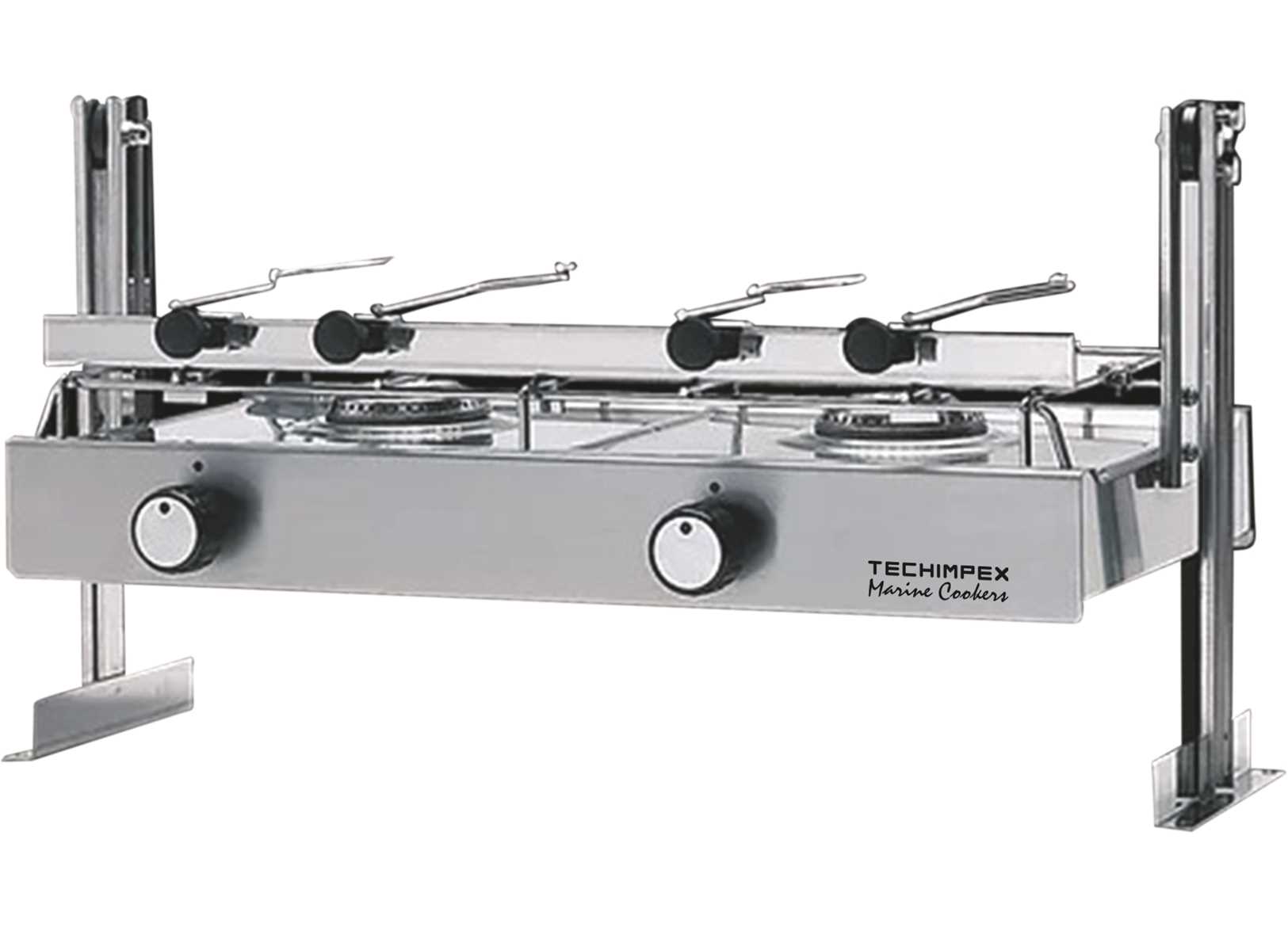 Image Basculante 2 Fuochi Techimpex Ponza Inox 18/8