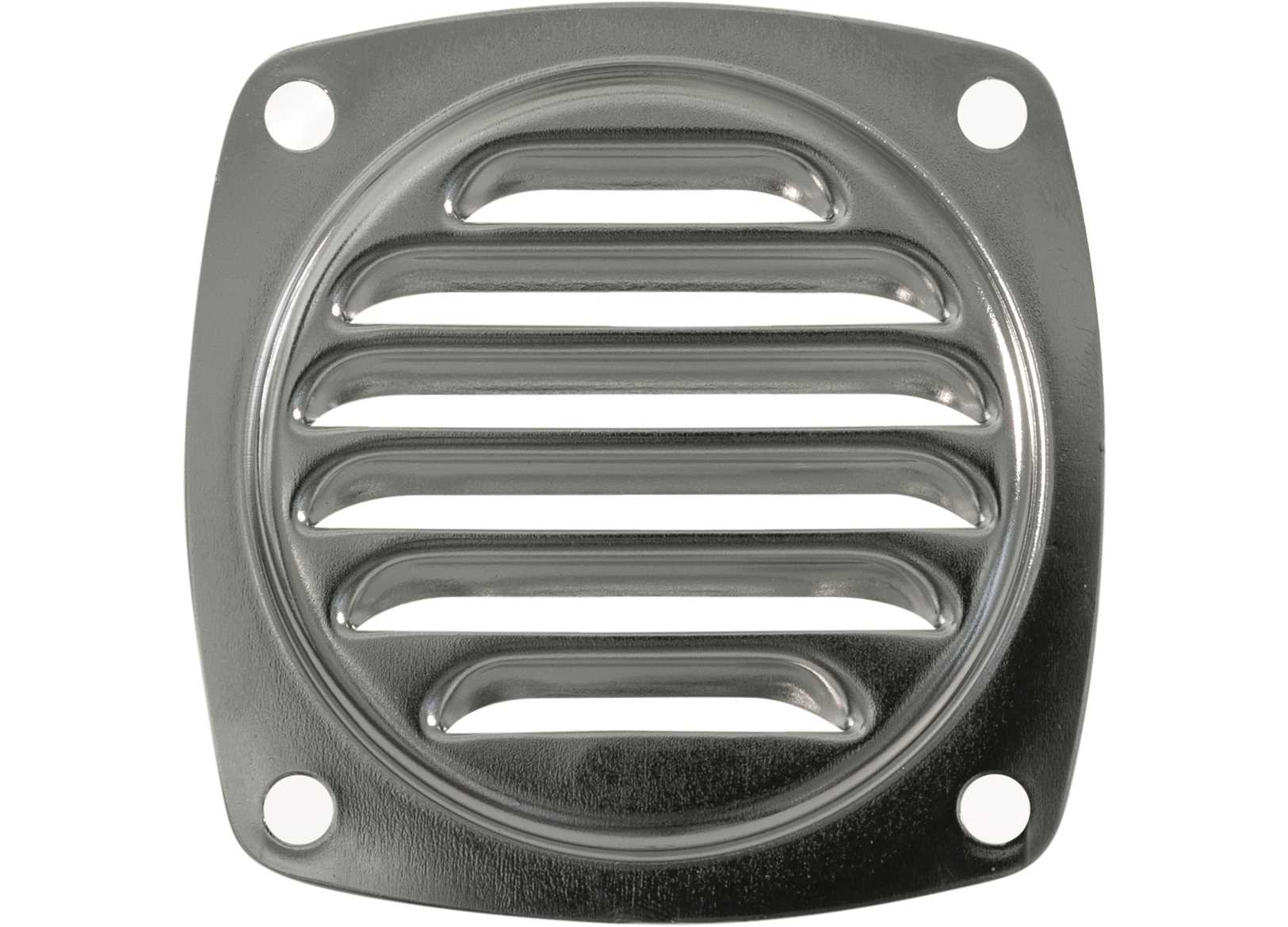 Image Presa D'aria Griglia Roca 82x82mm in Acciaio Inox