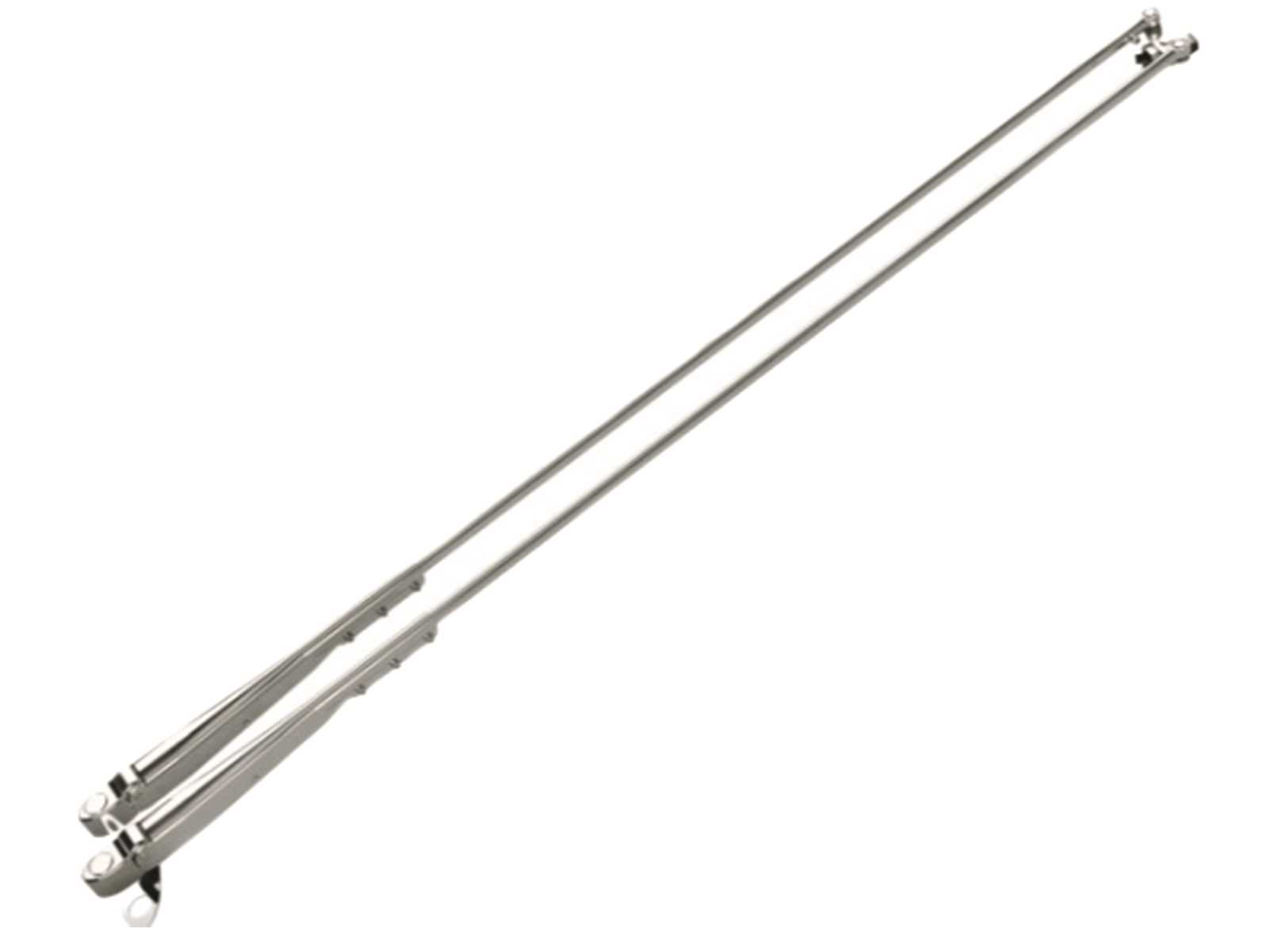 Image Braccio Telescopico Pantografo Roca 102/120cm Inox