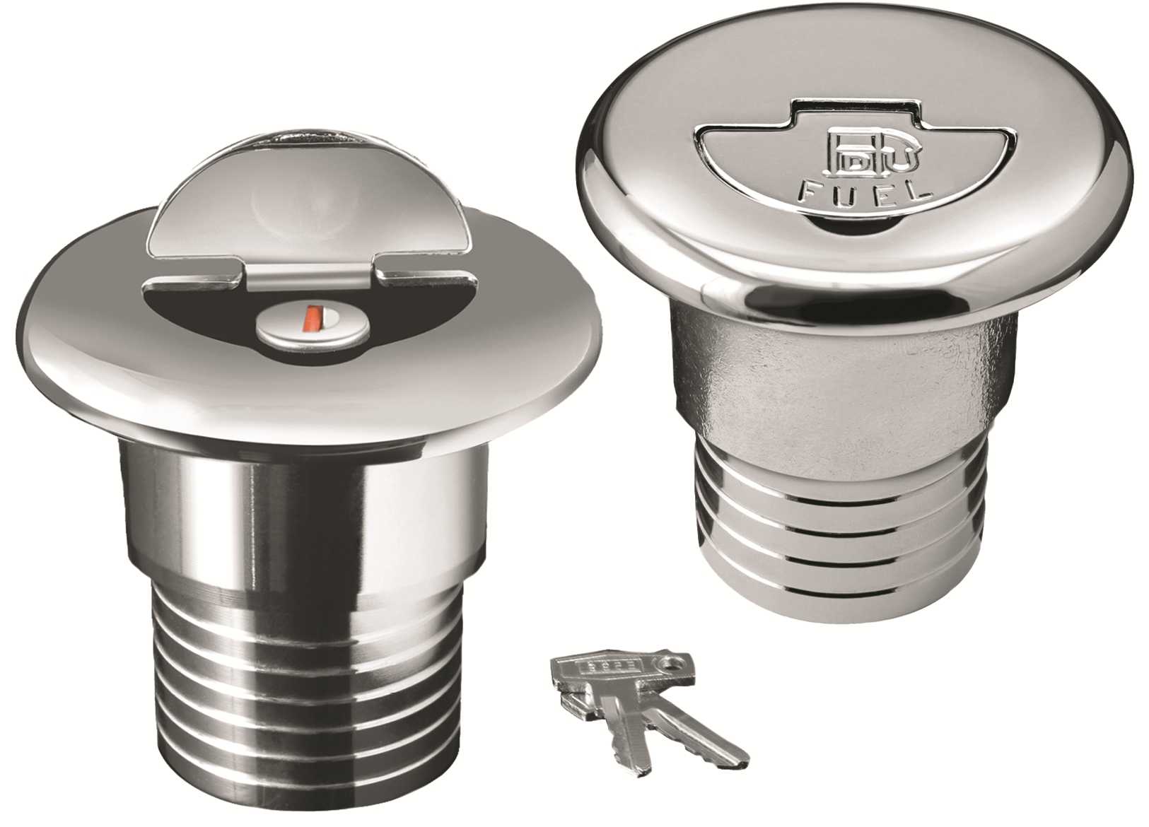 Image Tappo Coperta Fuel Secure Lock &Oslash;38mm in Ottone Cromato