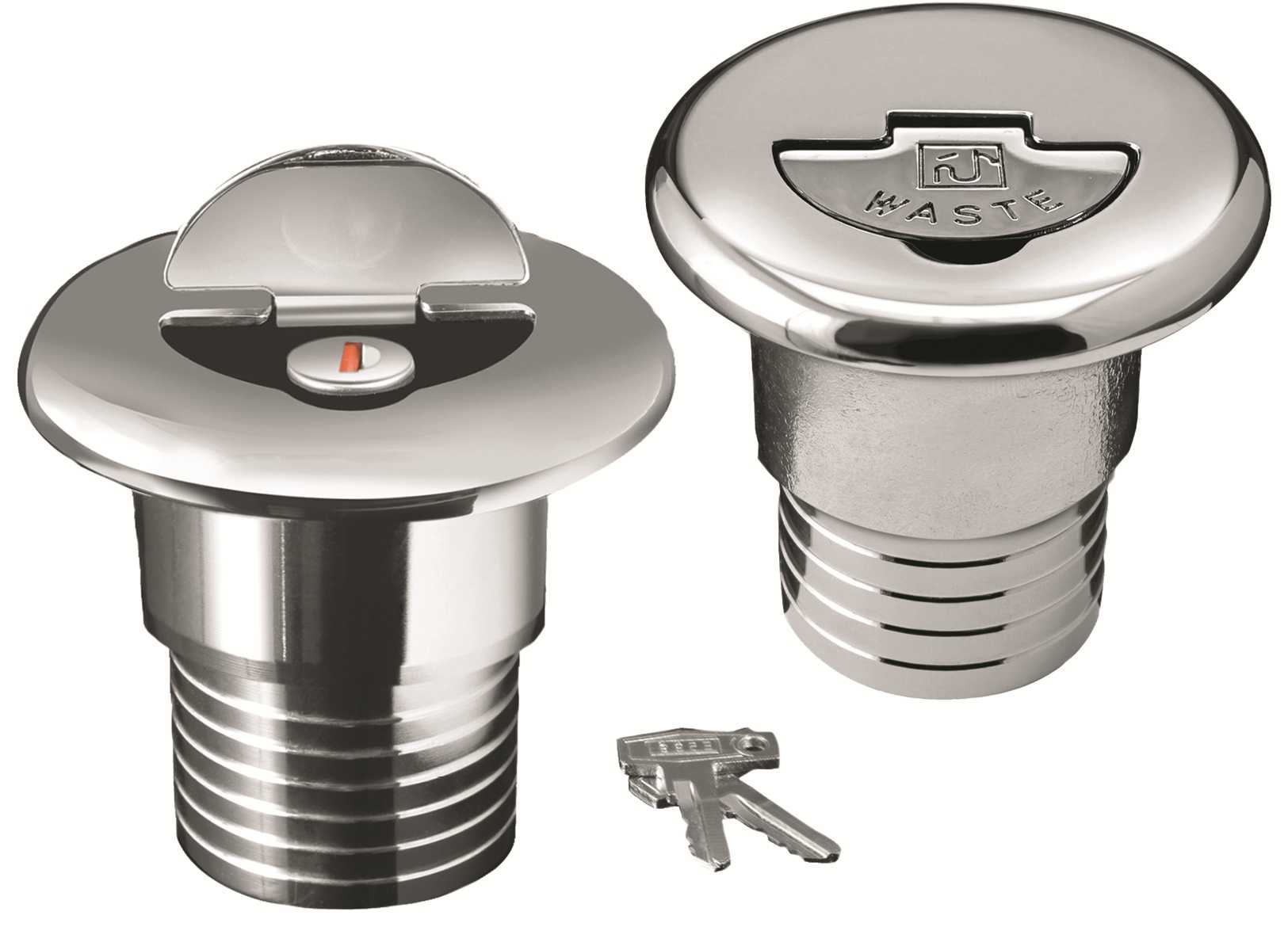 Image Tappo Coperta Waste Secure Lock &Oslash;38mm in Ottone Cromato