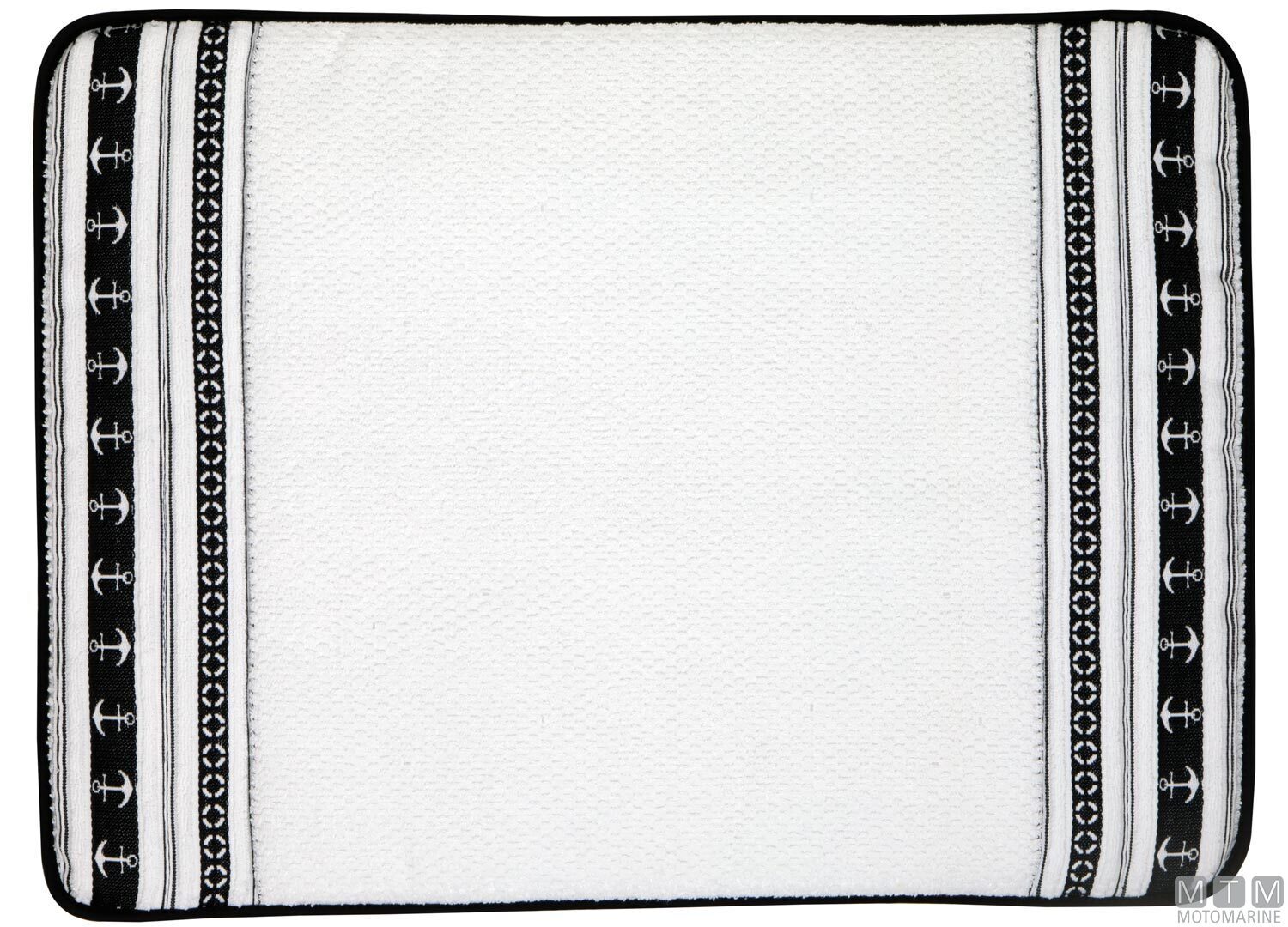 Image Tappetino Antiscivolo MB Anchors Santorini 60x45cm Bianco