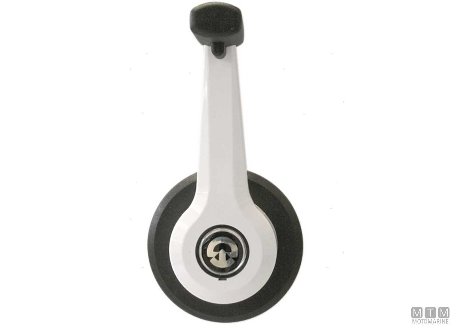 Image Comando Monoleva Doppia Azione Riviera CM02 Bianco per Paratia