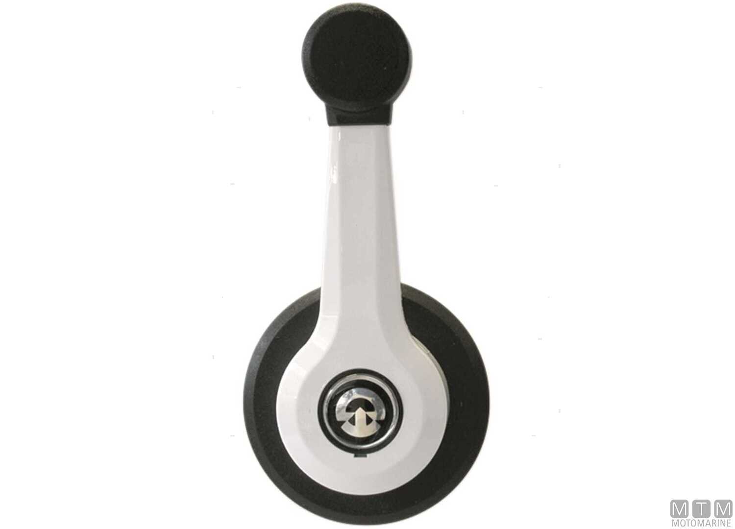 Image Comando Monoleva Doppia Azione Riviera CM03 Bianco per Paratia