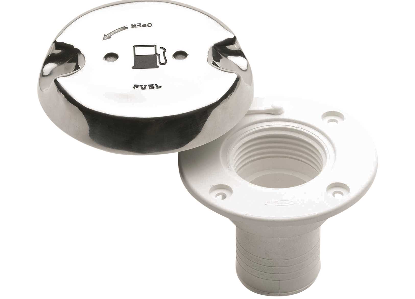 Image Tappo Coperta Can Fuel D38 Corpo in Plastica Coperchio Inox