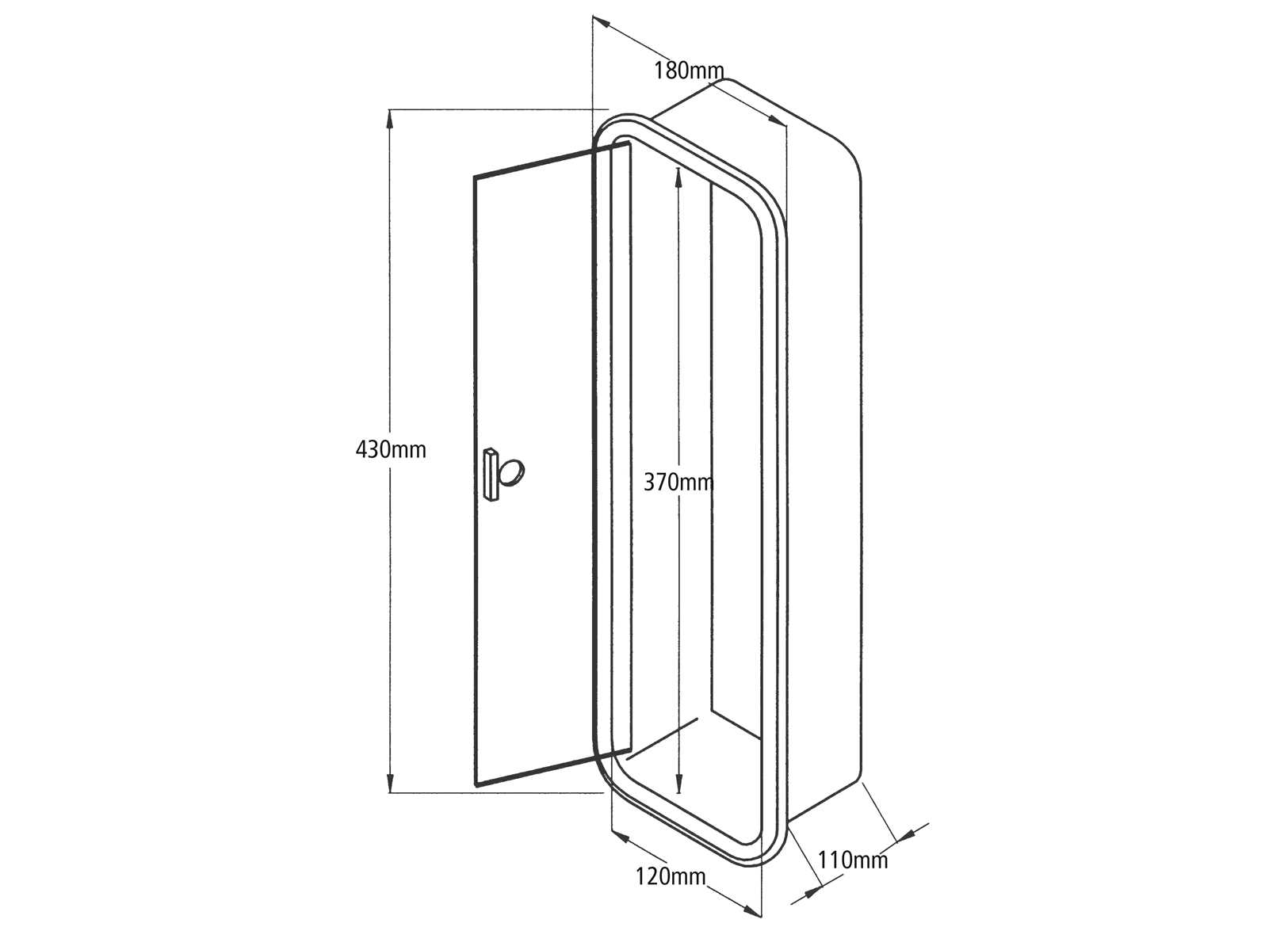 Fire Extinguisher Recessed Case 1 Kg Black-img4010036_.jpg