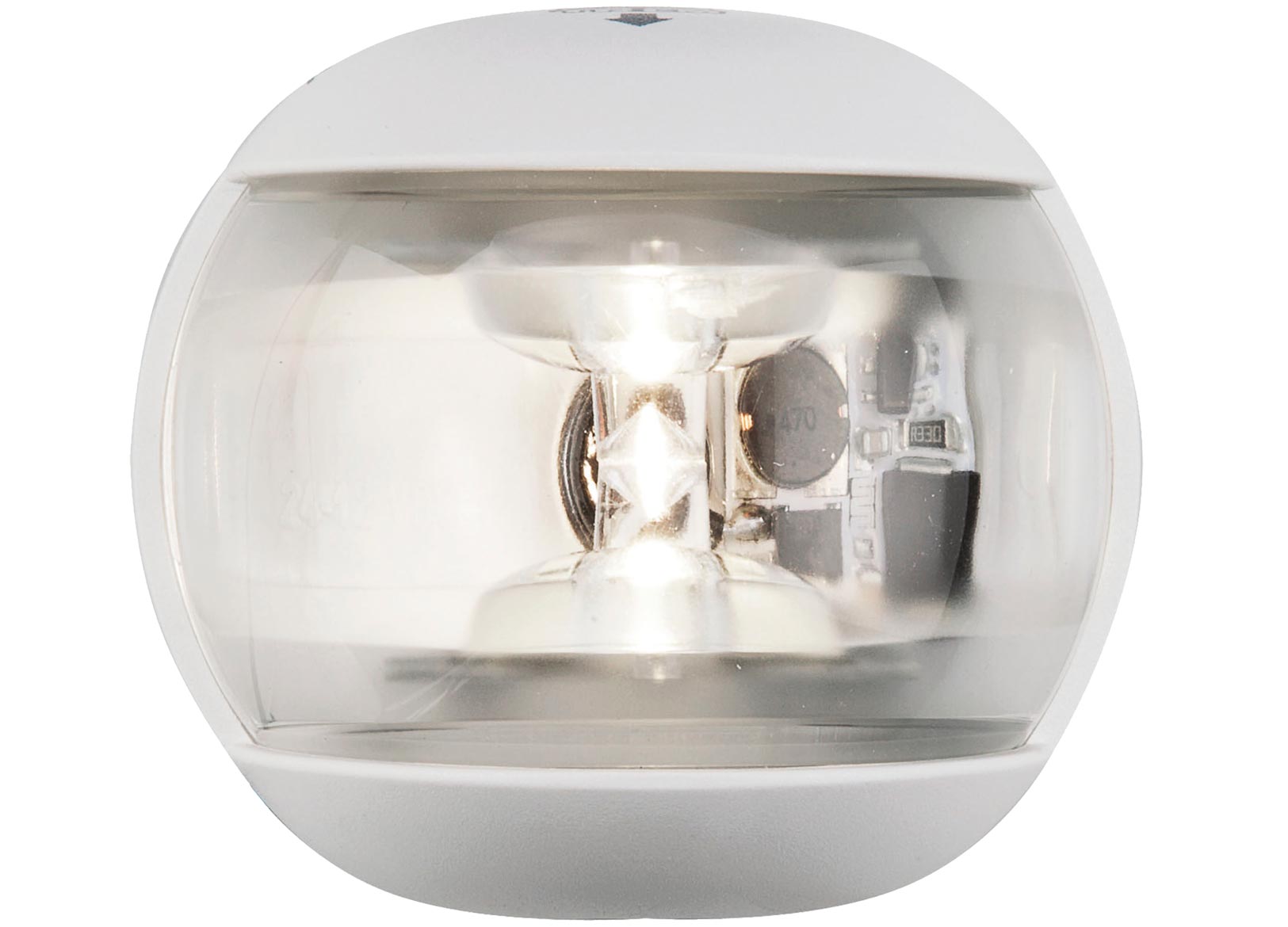 Image Fanale di Via Led 225 Prua Mezza Sfera Bianco 70x63mm