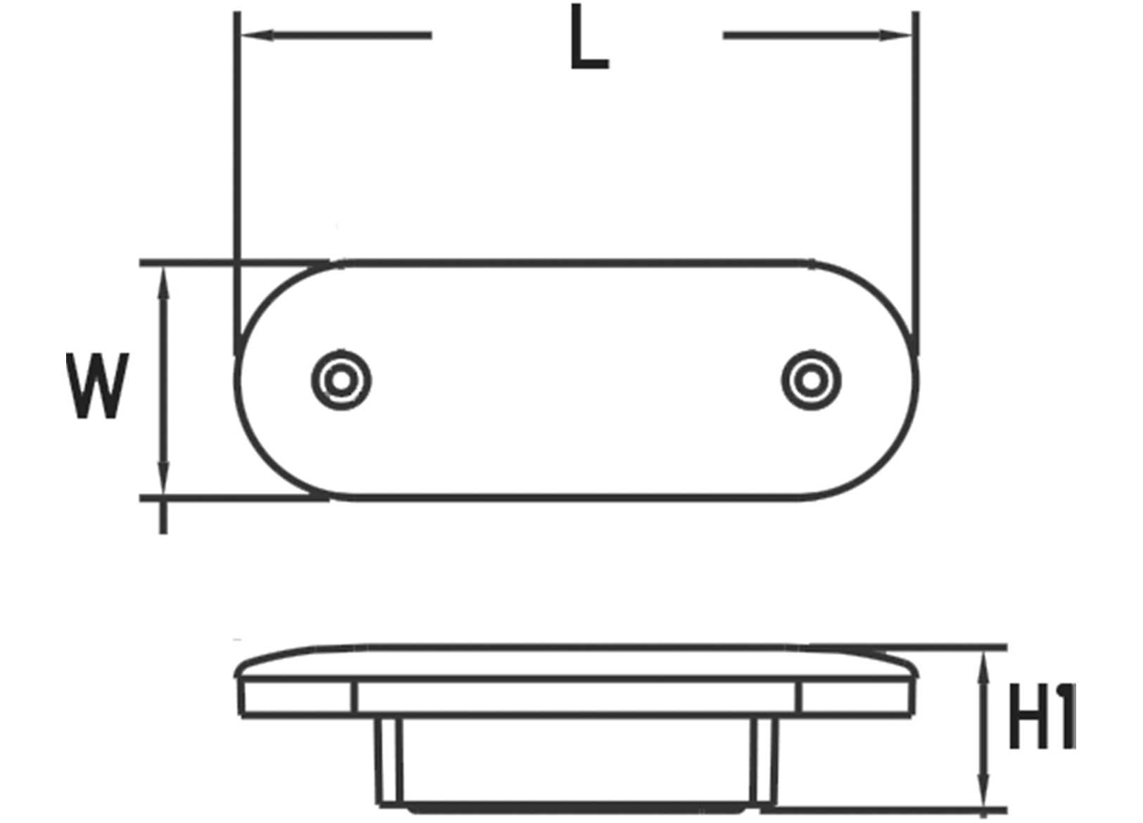 IP67 Stainless Steel Flush Blue Led Courtesy Light 86x31mm-img2143016_2.jpg