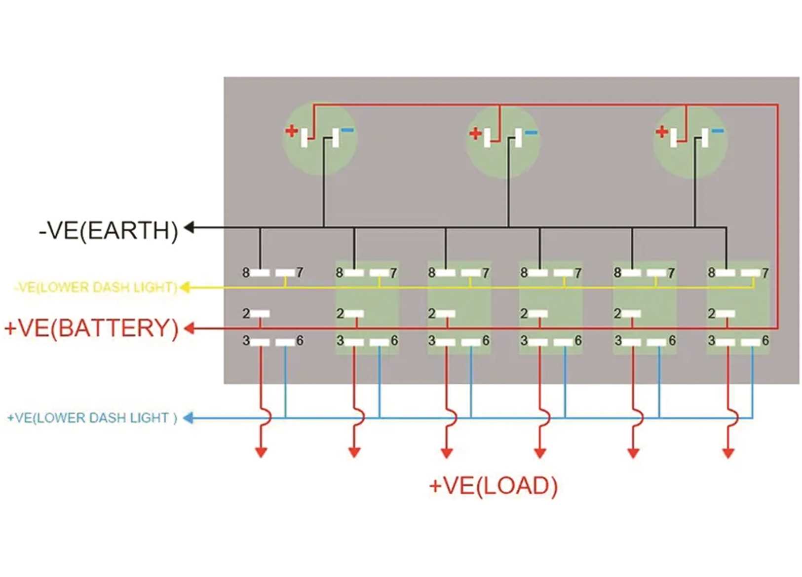 Pannello Con Interruttori Basculanti 6+3 Posizioni 183x120mm-img2102818_3.jpg