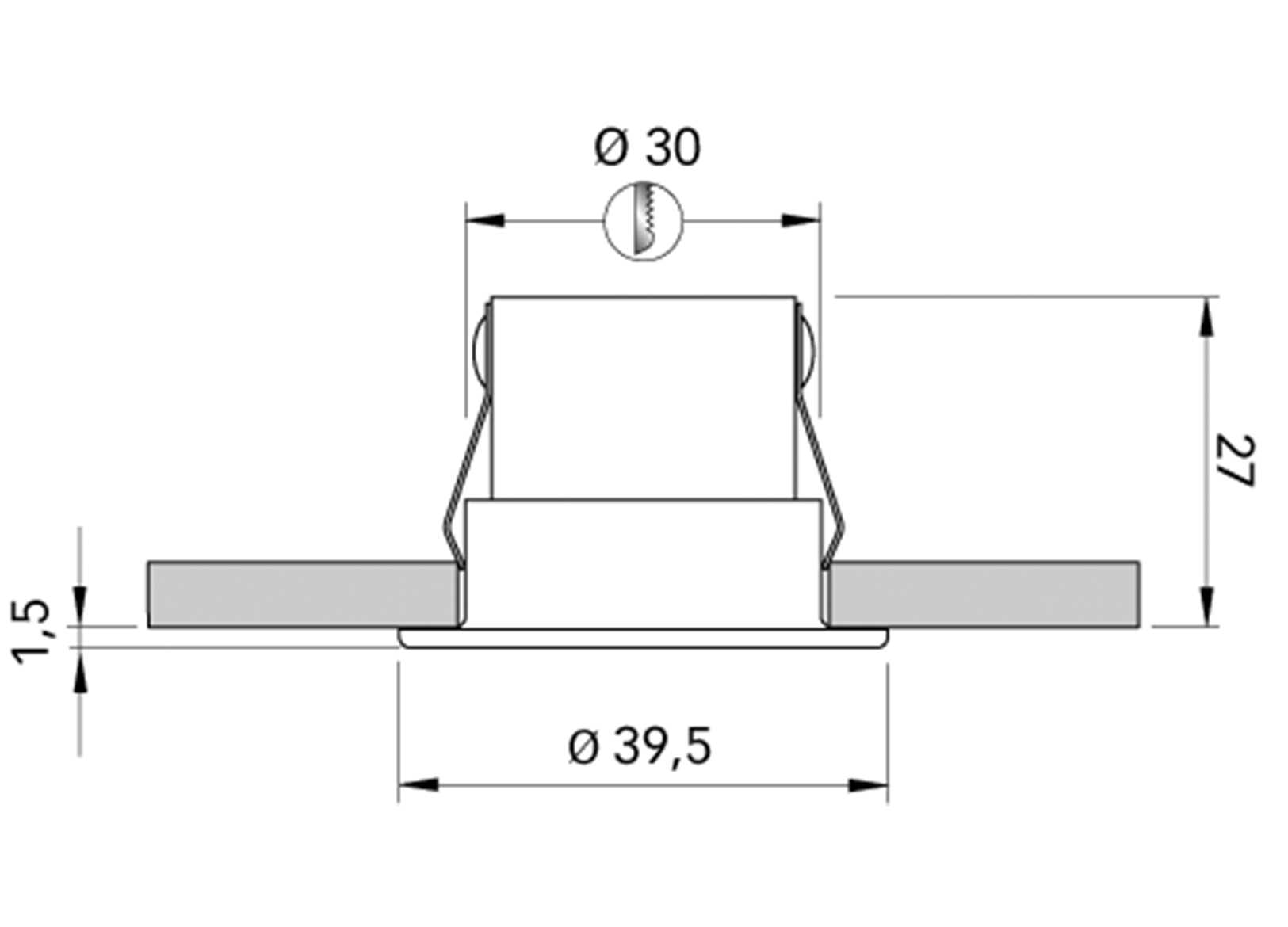 Faretto Led Luce Calda Quick Daisy IP66 Ø40mm-img2149031_2.jpg