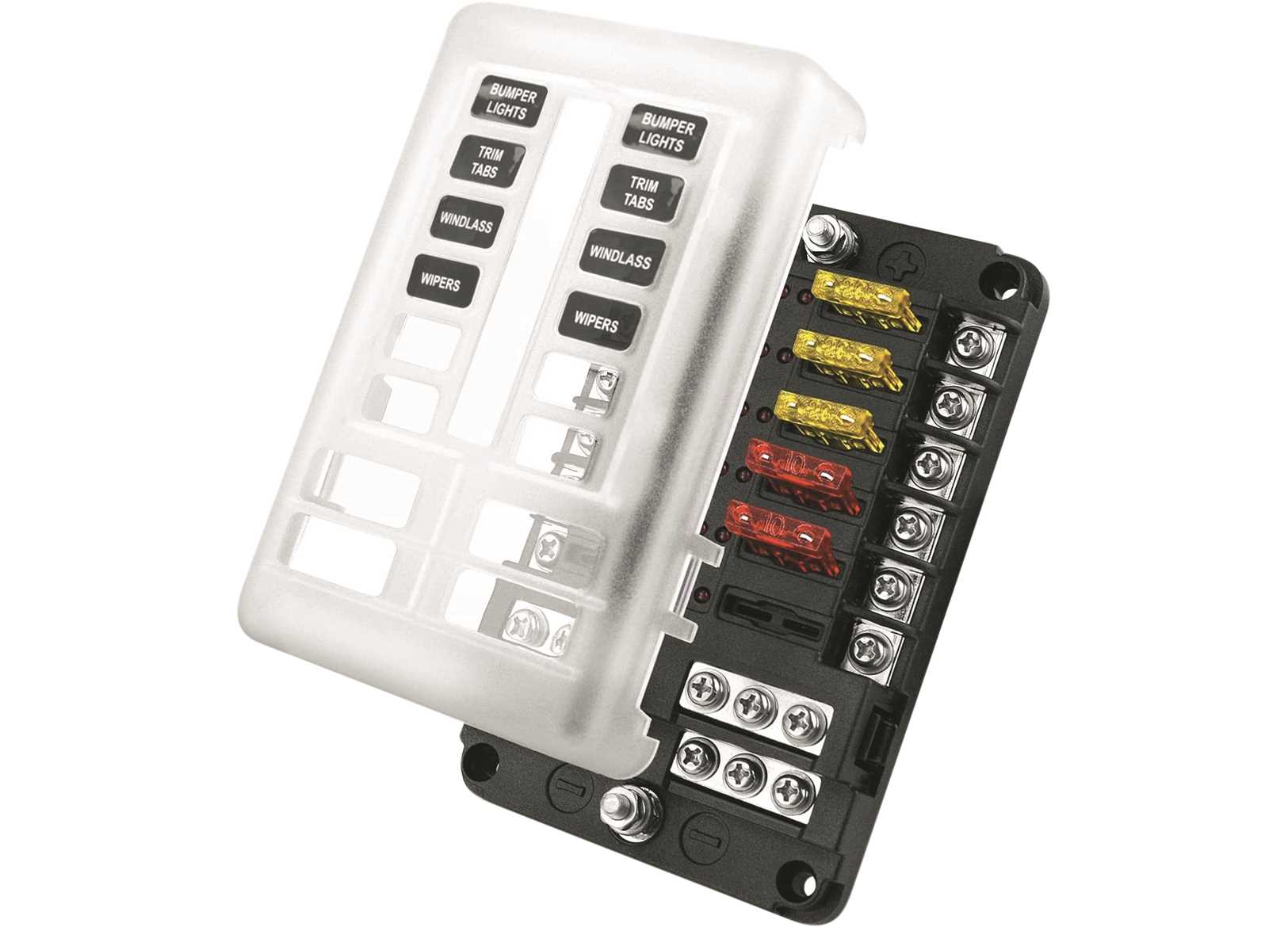 Image Scatola Portafusibili Unival 12 Posizioni Con Morsettiera
