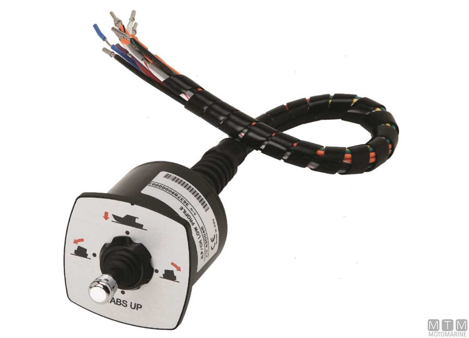 Image Joystick Trim Seconda Stazione Uflex JLP/CH-2 Low Profile Chrome