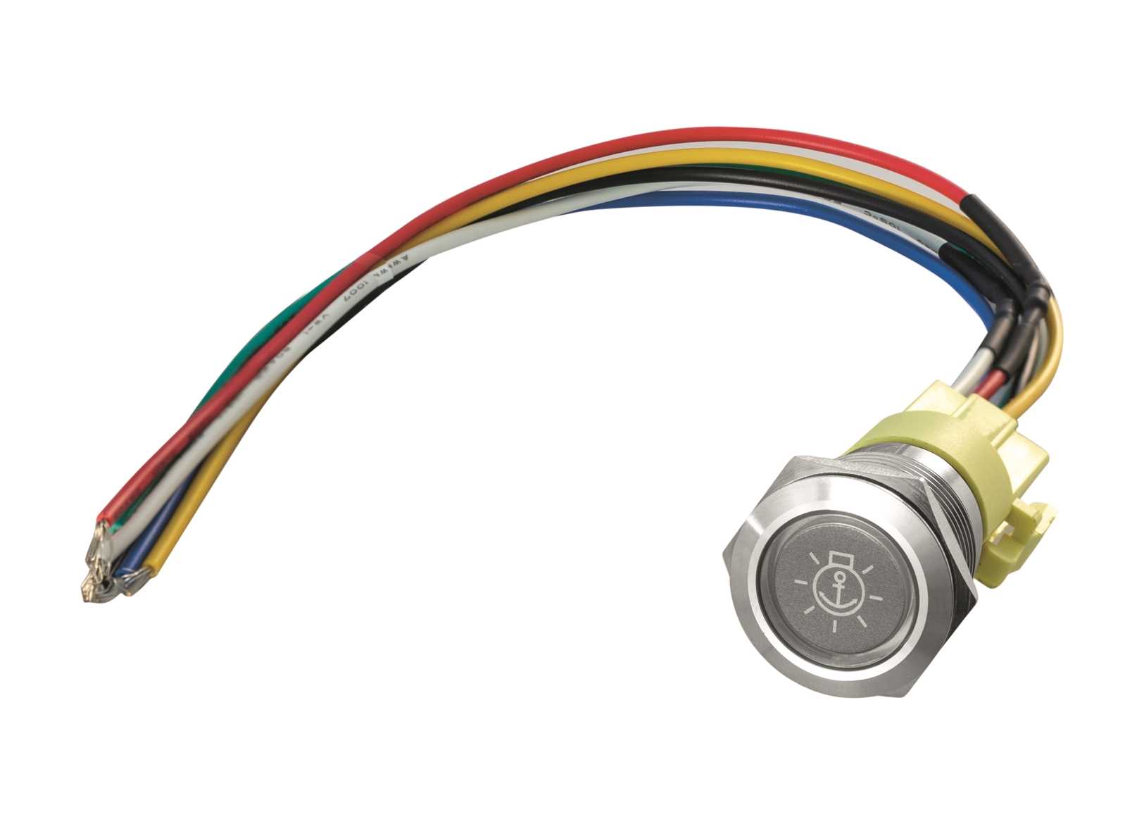 Interruttore a Pulsante Inox (on)-off Label 5A 5 Terminali-img2102019_2.jpg