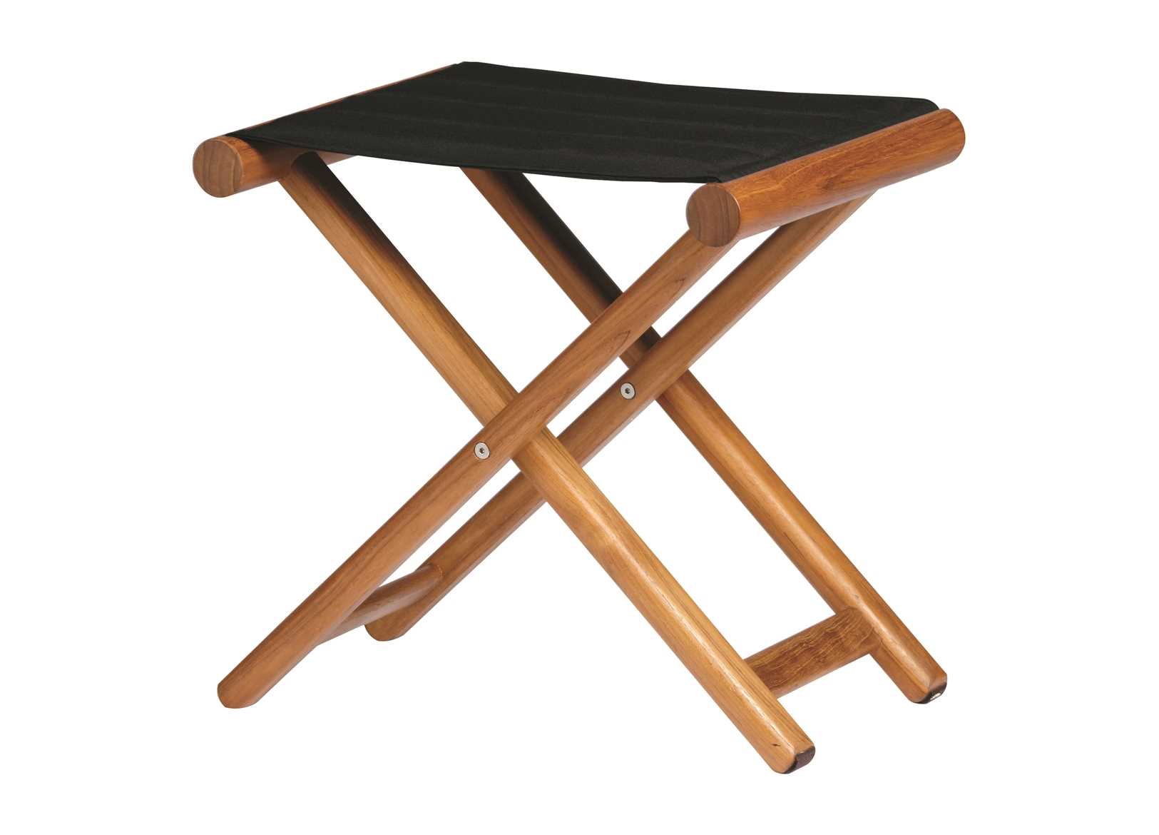 Image Sgabello Marine B. Nero in Teak