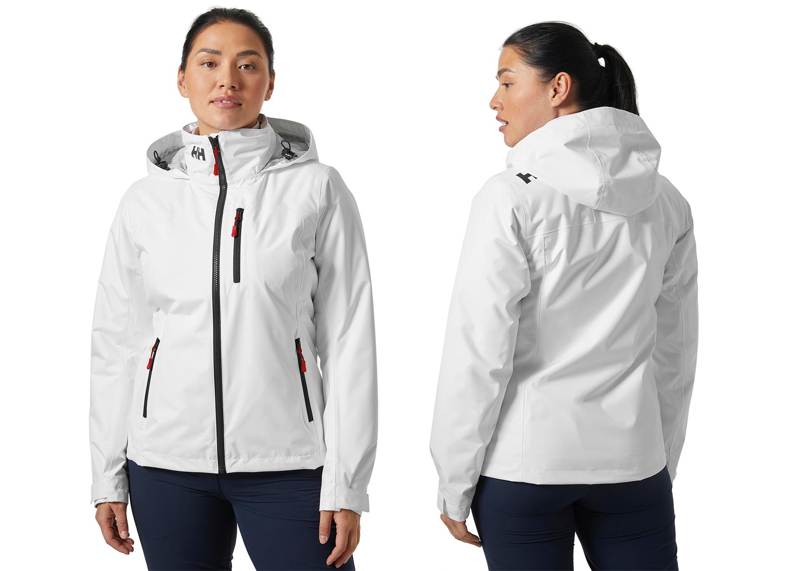 Giacca H/h Crew Midlayer 2.0 con Cappuccio Donna 001 Bianca Xs-img3041920_3.jpg